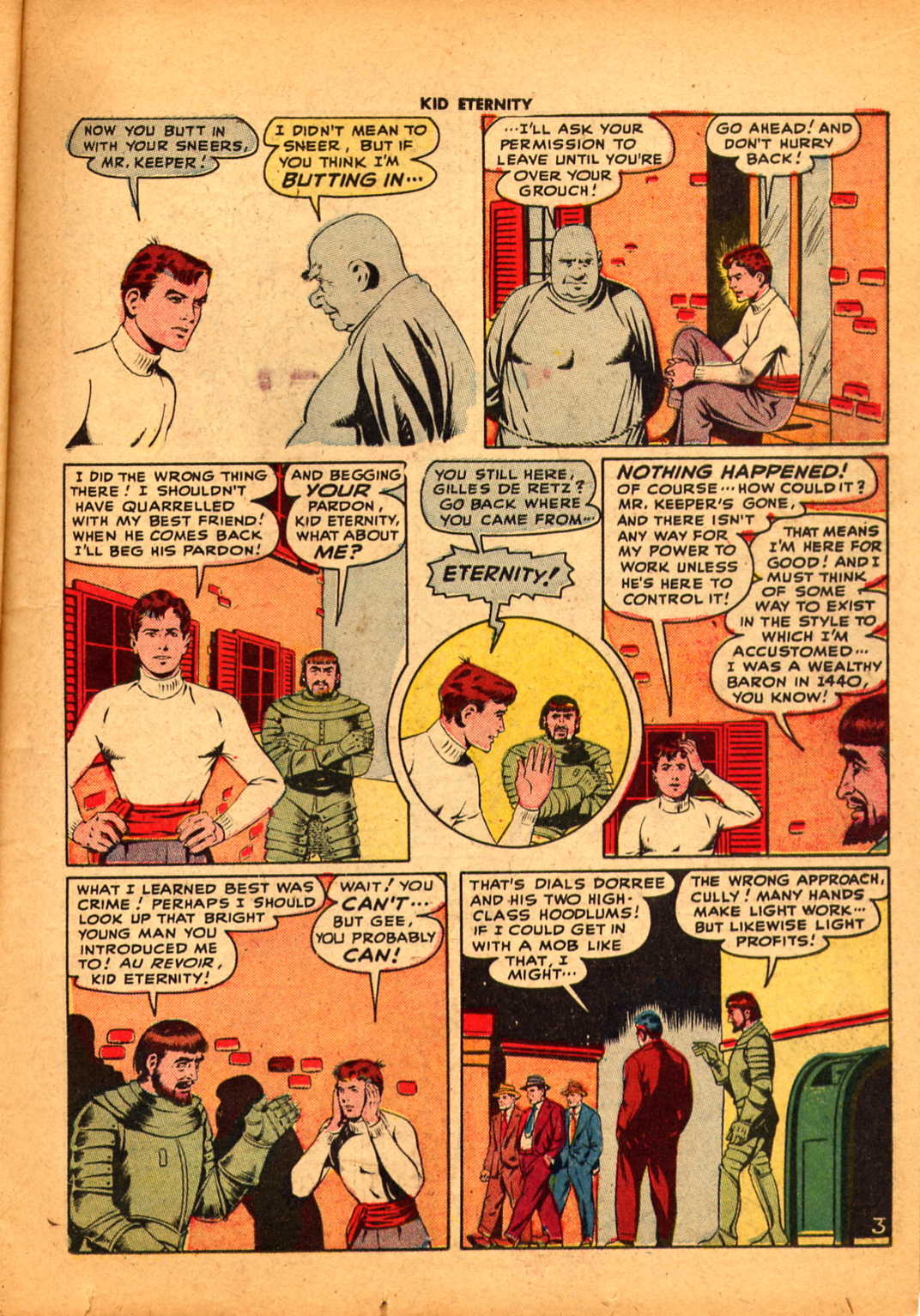 Read online Kid Eternity (1946) comic -  Issue #6 - 17