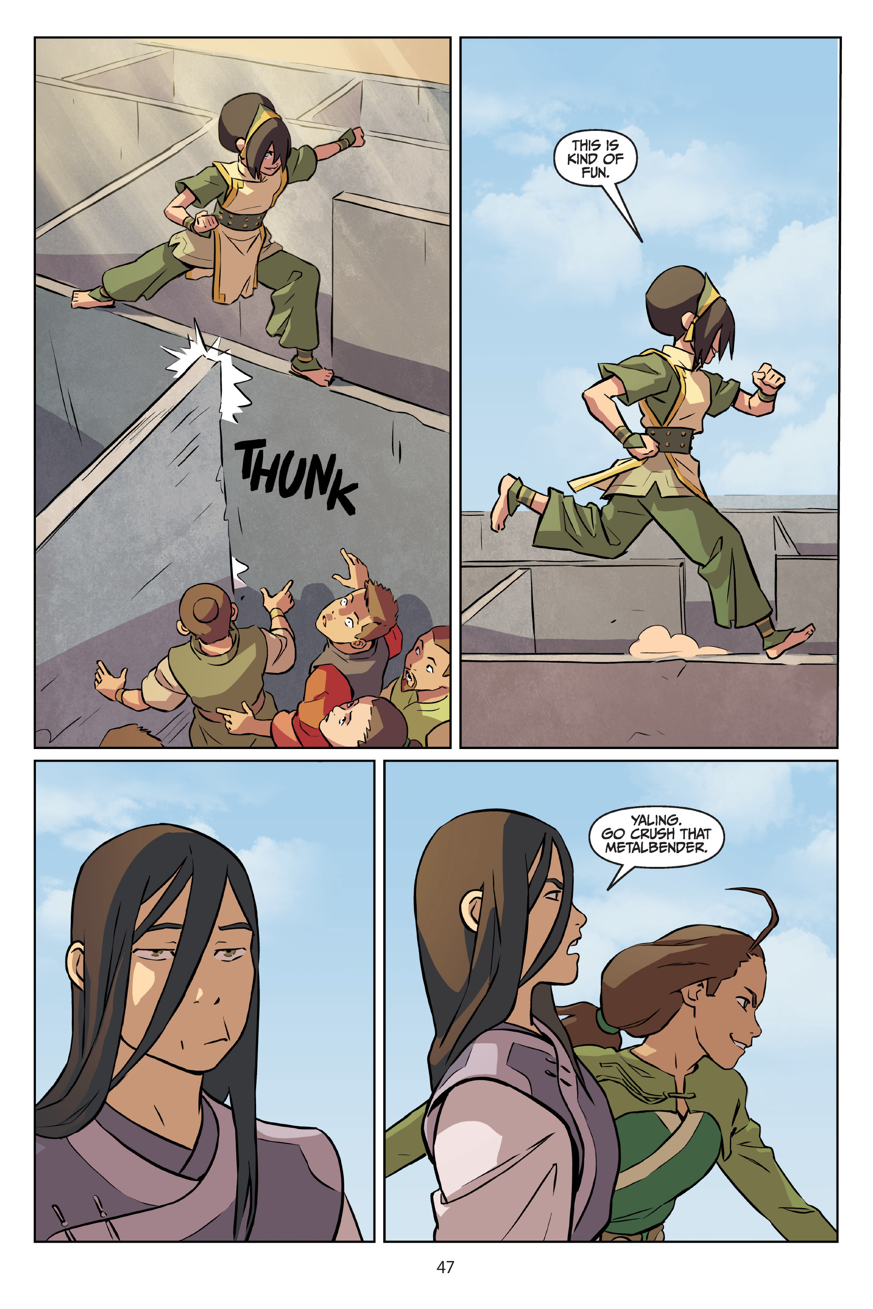 Read online Nickelodeon Avatar: The Last Airbender - Imbalance comic -  Issue # TPB 3 - 48