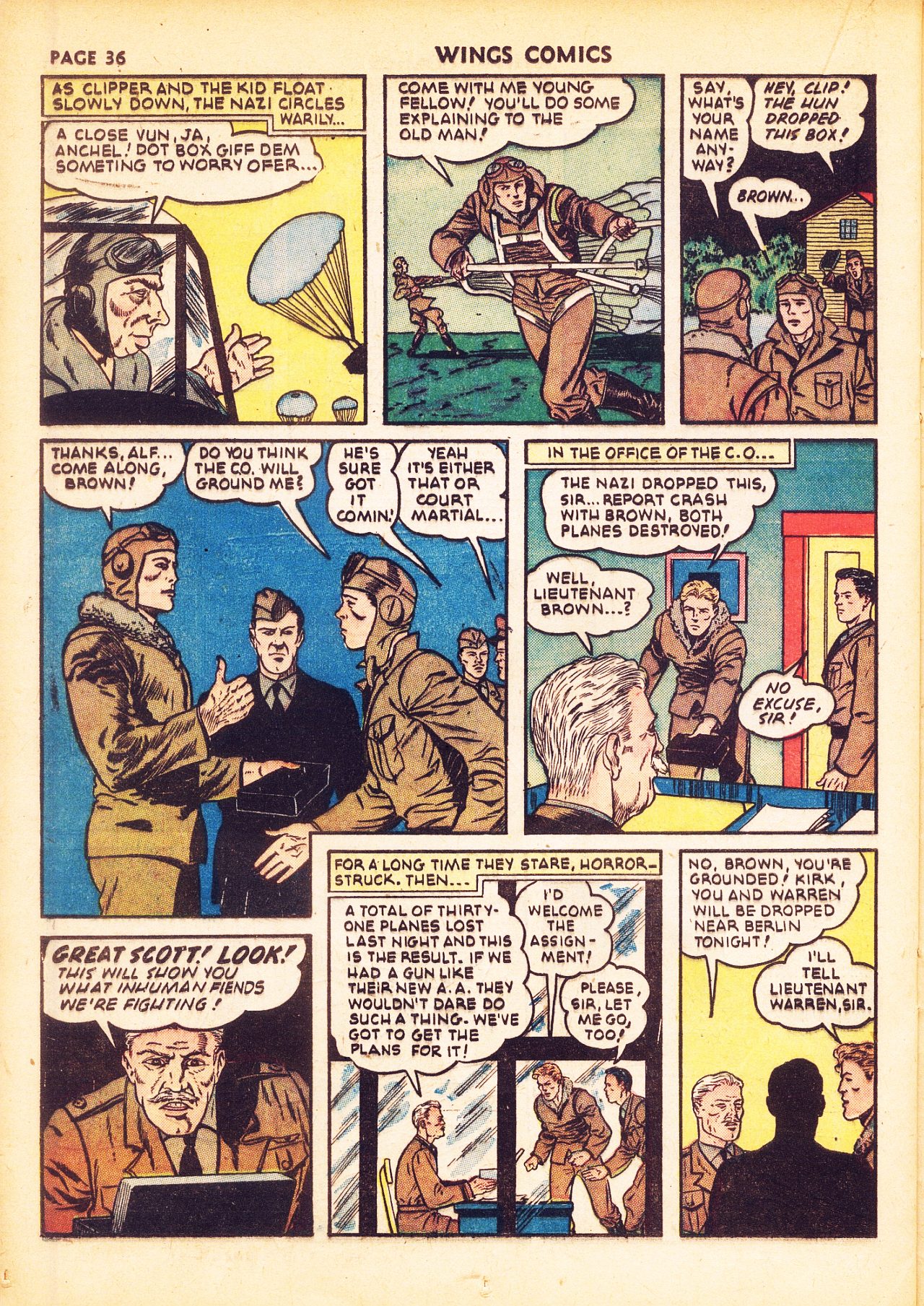 Read online Wings Comics comic -  Issue #20 - 38