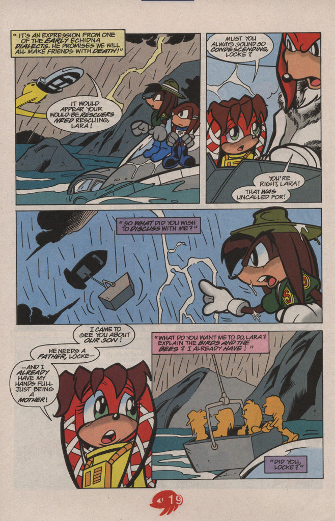 Read online Knuckles the Echidna comic -  Issue #21 - 26