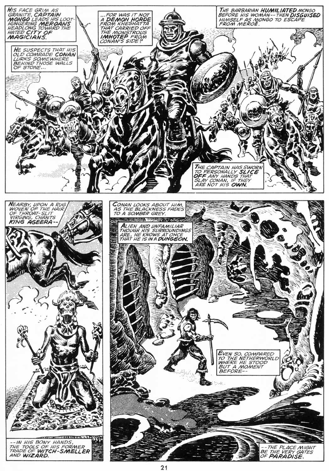 Read online The Savage Sword Of Conan comic -  Issue #206 - 22