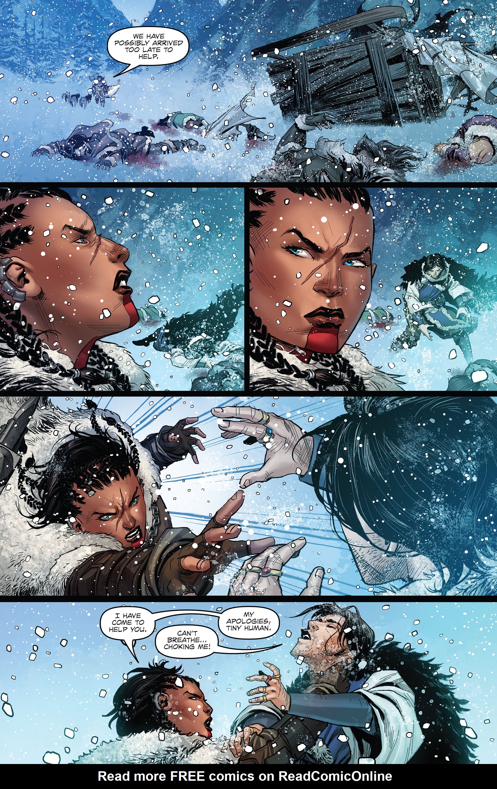 Read online Dungeons & Dragons: At the Spine of the World comic -  Issue #1 - 7