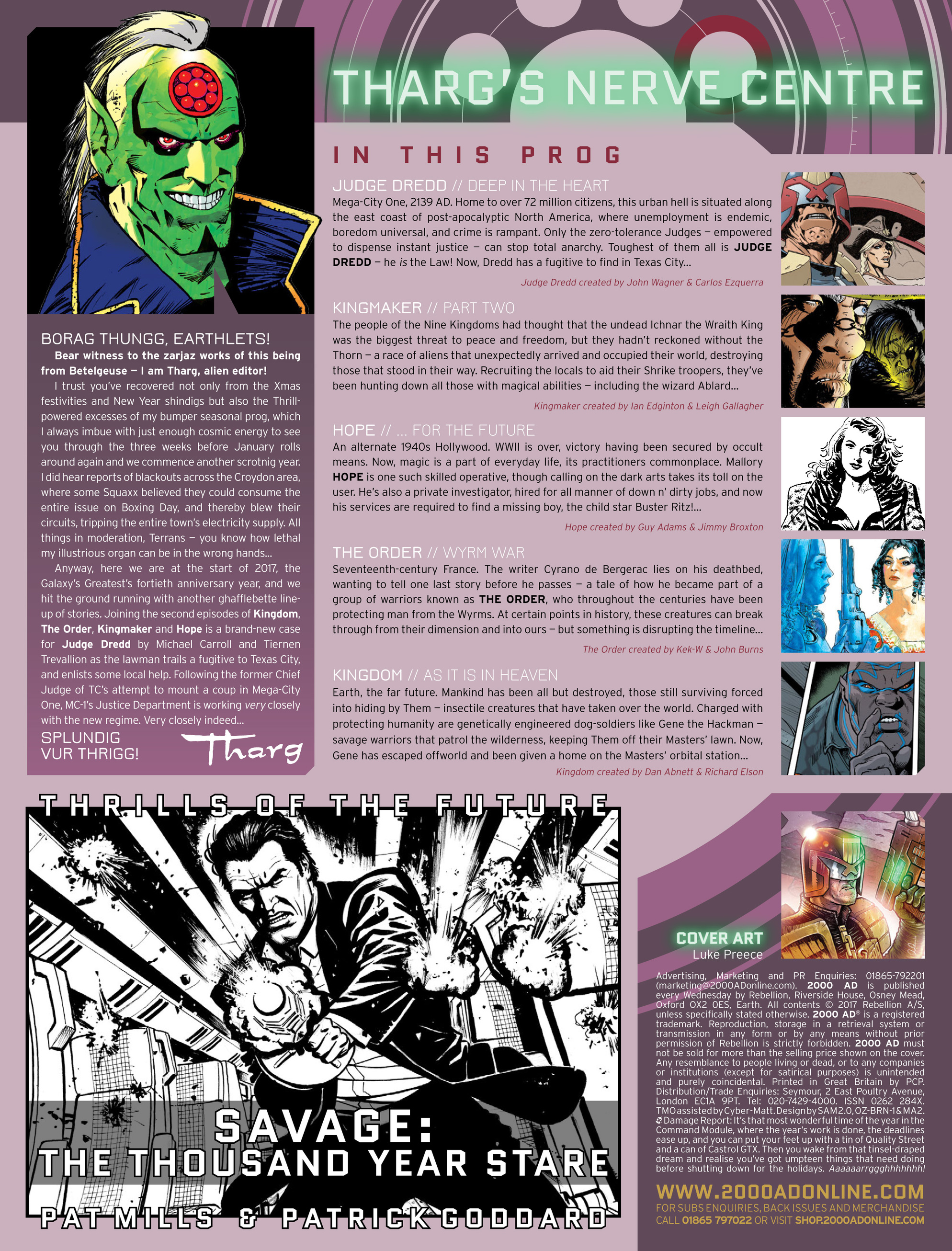 Read online 2000 AD comic -  Issue #2012 - 2
