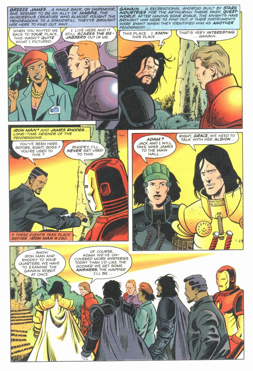 Read online Knights of Pendragon comic -  Issue #4 - 3
