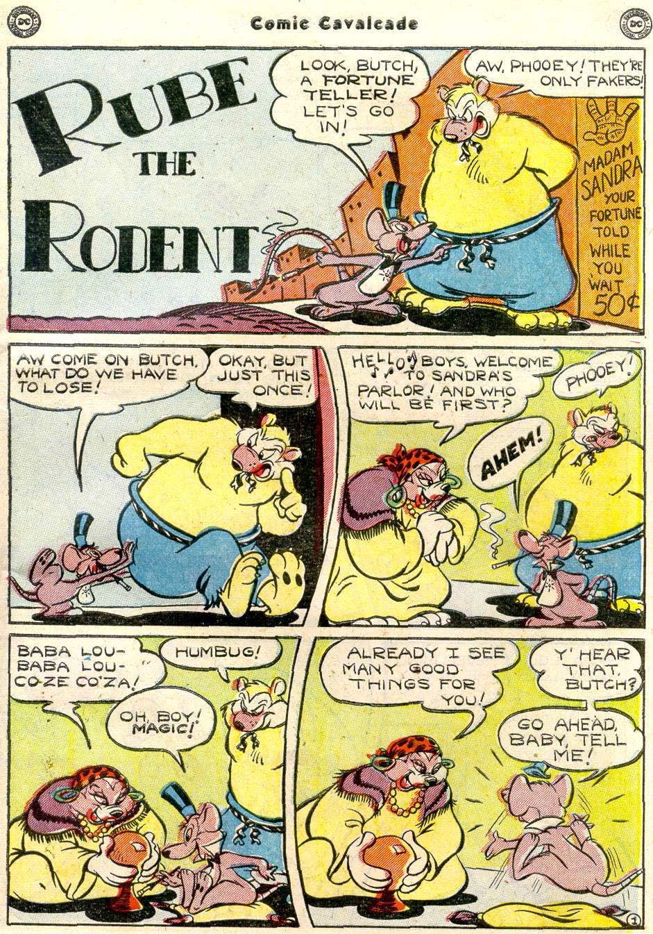 Read online Comic Cavalcade comic -  Issue #43 - 59