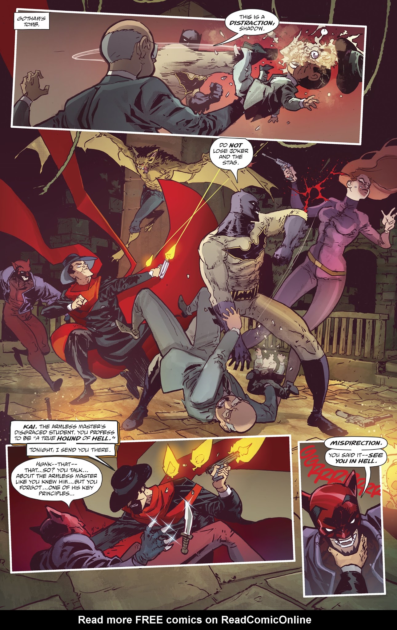 Read online Batman/Shadow comic -  Issue #4 - 12