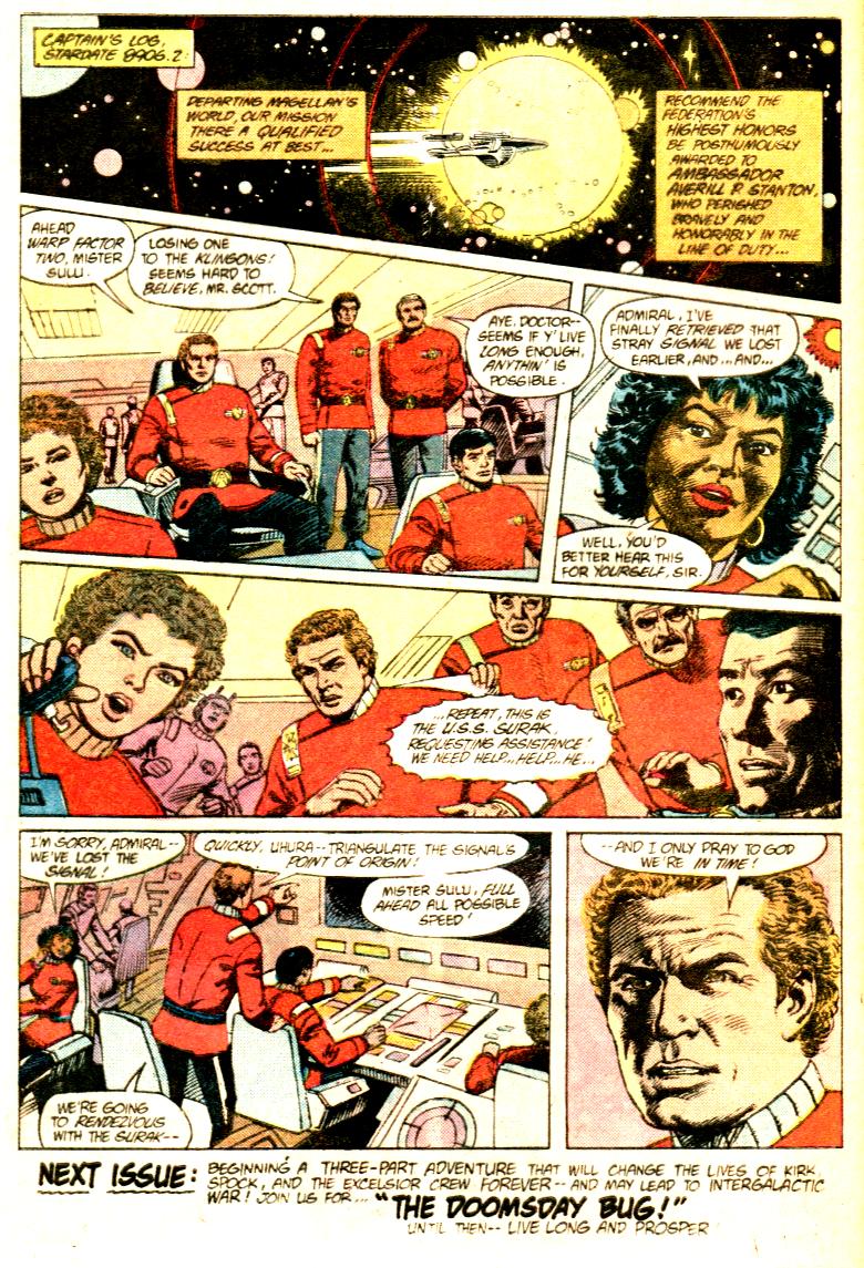 Read online Star Trek (1984) comic -  Issue #33 - 38