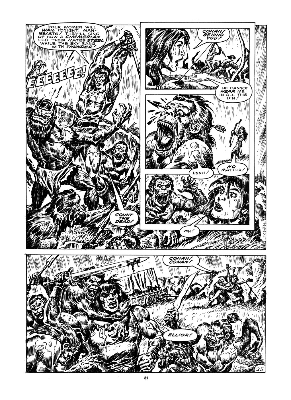 Read online The Savage Sword Of Conan comic -  Issue #151 - 29