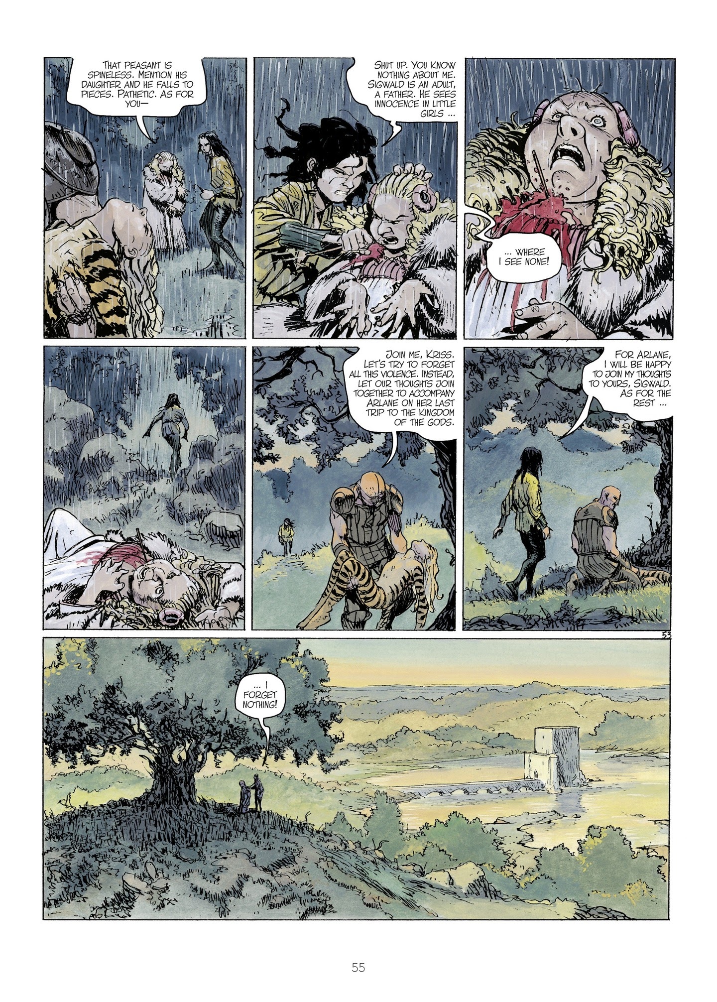Read online Thorgal - Kriss of Valnor: I Forget Nothing! comic -  Issue # Full - 57