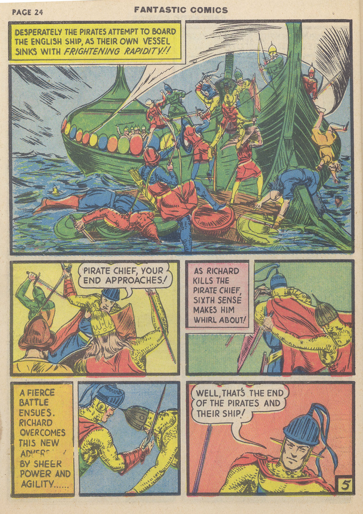 Read online Fantastic Comics comic -  Issue #9 - 26