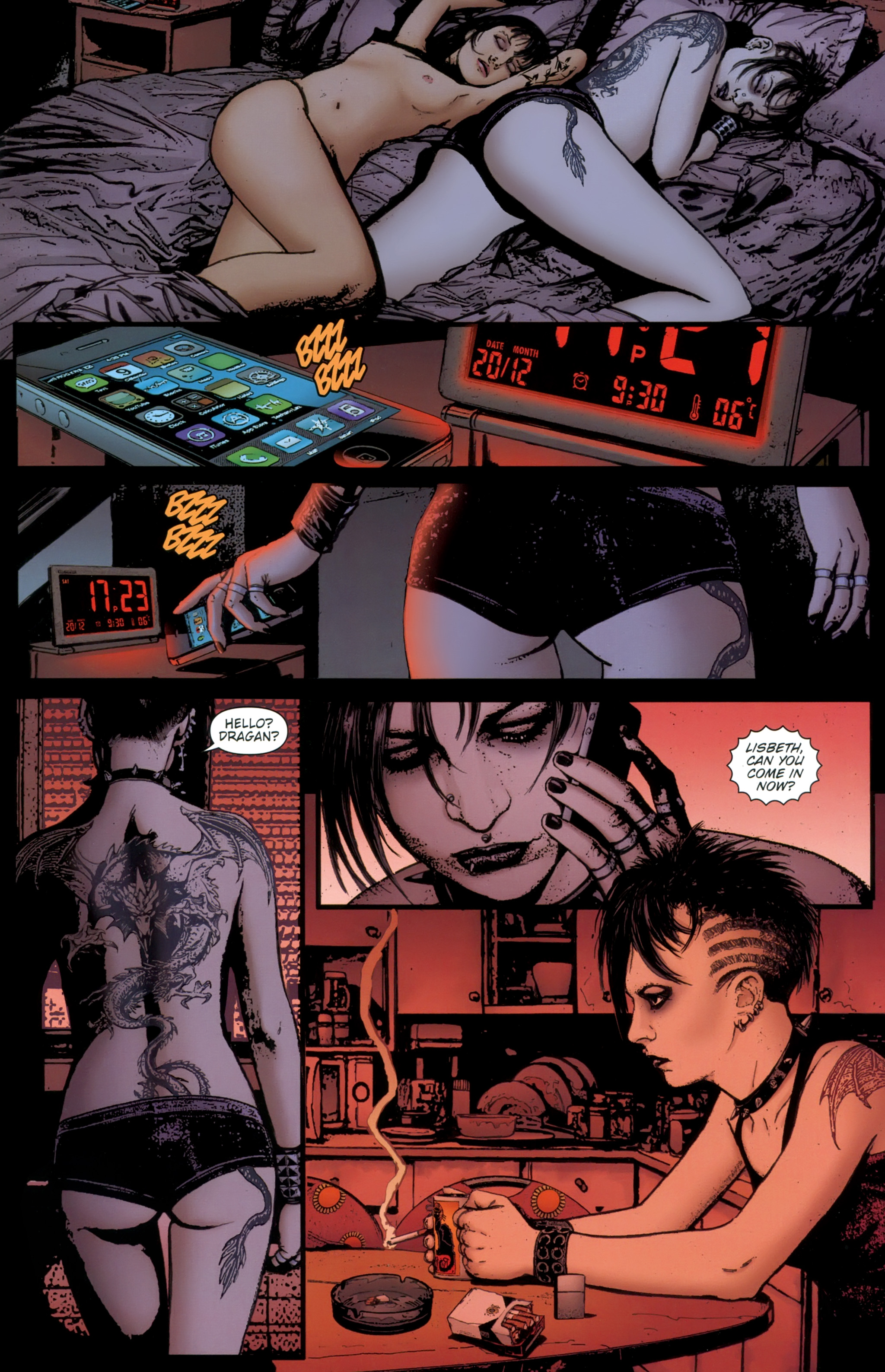 Read online The Girl With the Dragon Tattoo comic -  Issue # TPB 1 - 74