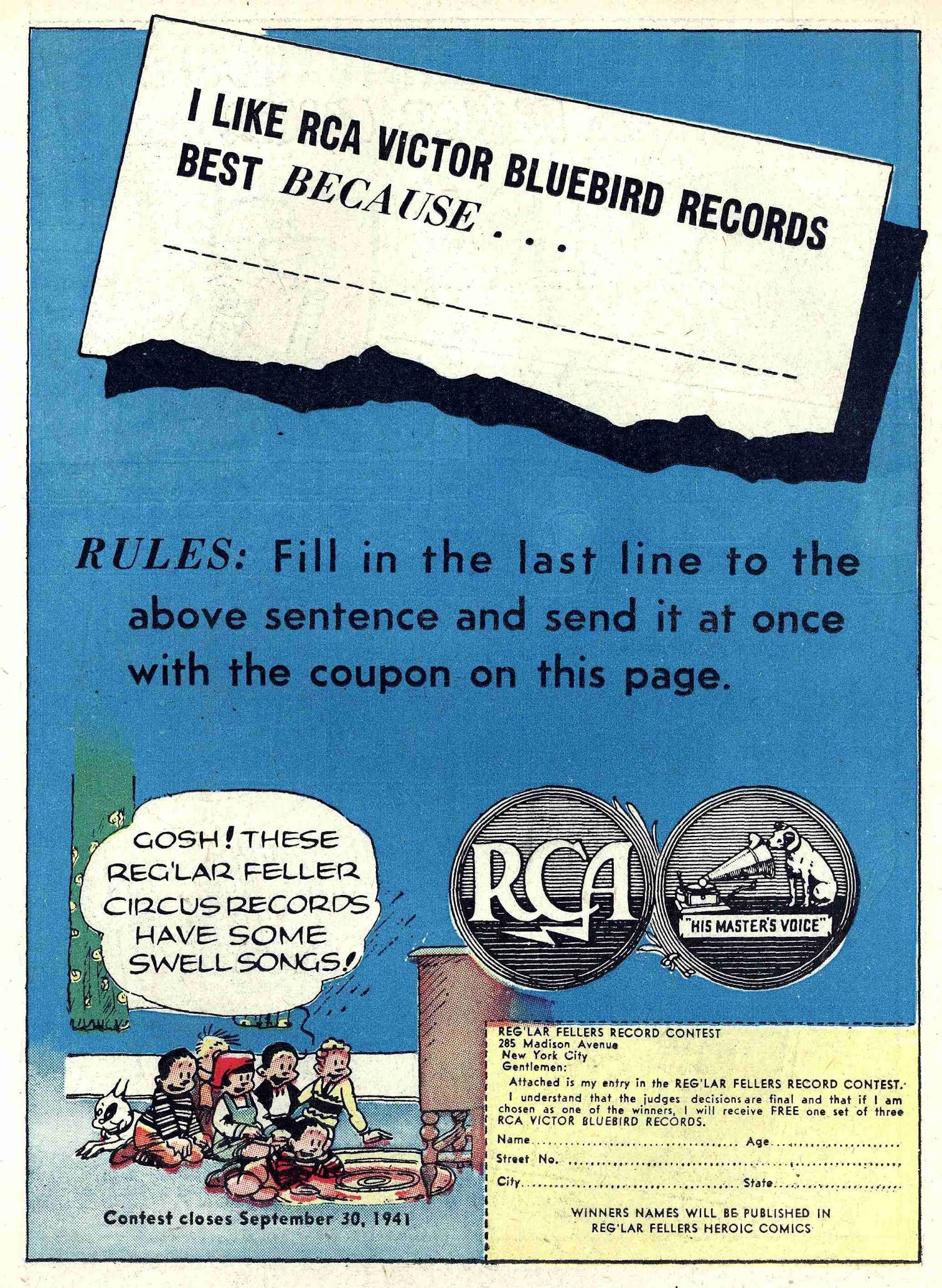 Read online Reg'lar Fellers Heroic Comics comic -  Issue #8 - 35