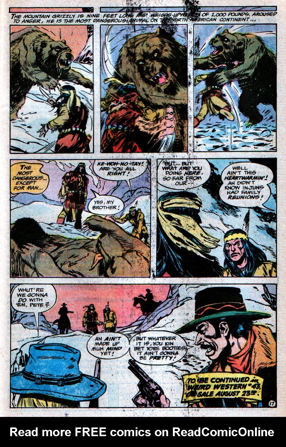Read online Weird Western Tales (1972) comic -  Issue #42 - 19