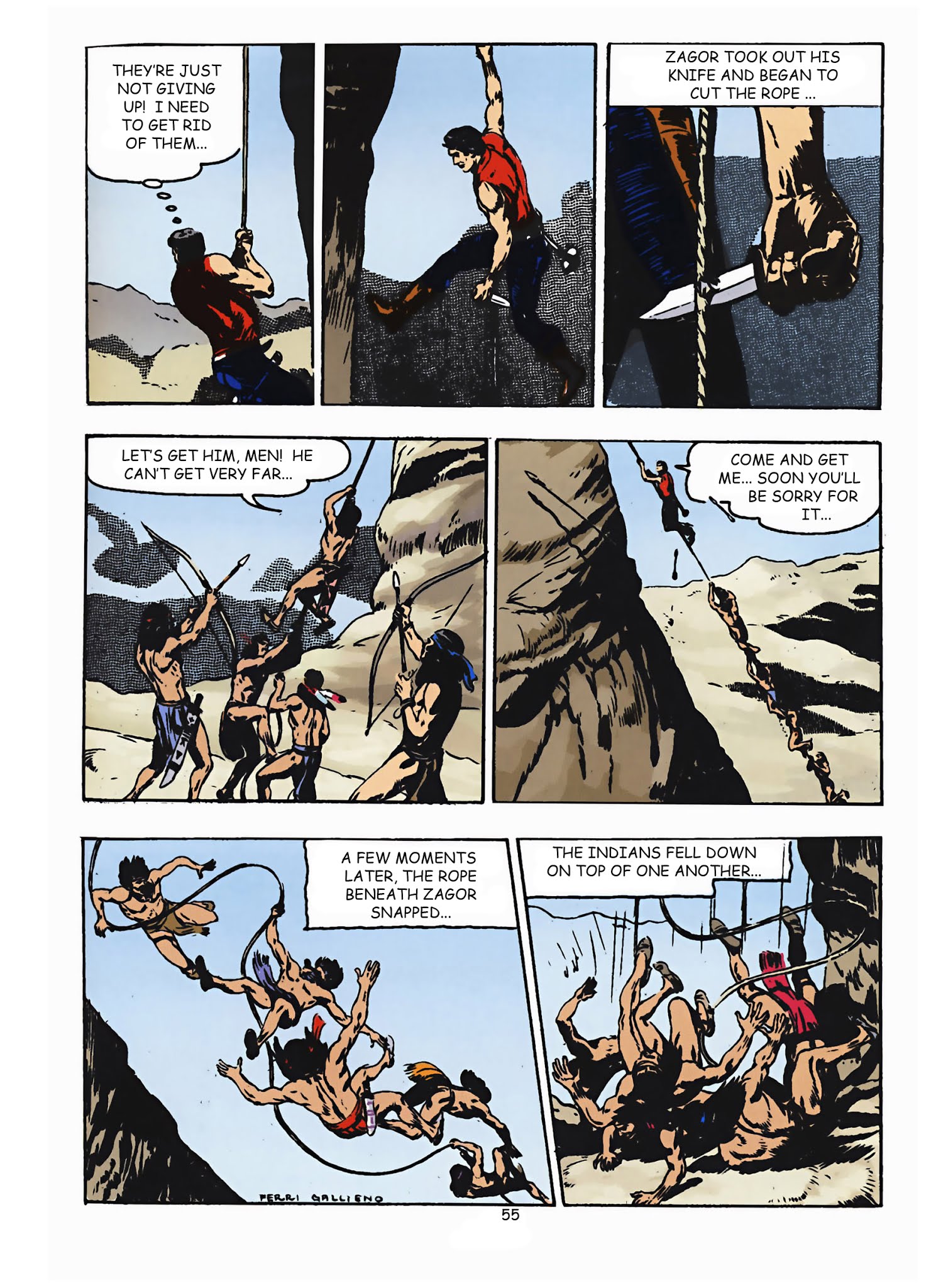 Read online Zenith gigante - Zagor gigante comic -  Issue #2 - 56