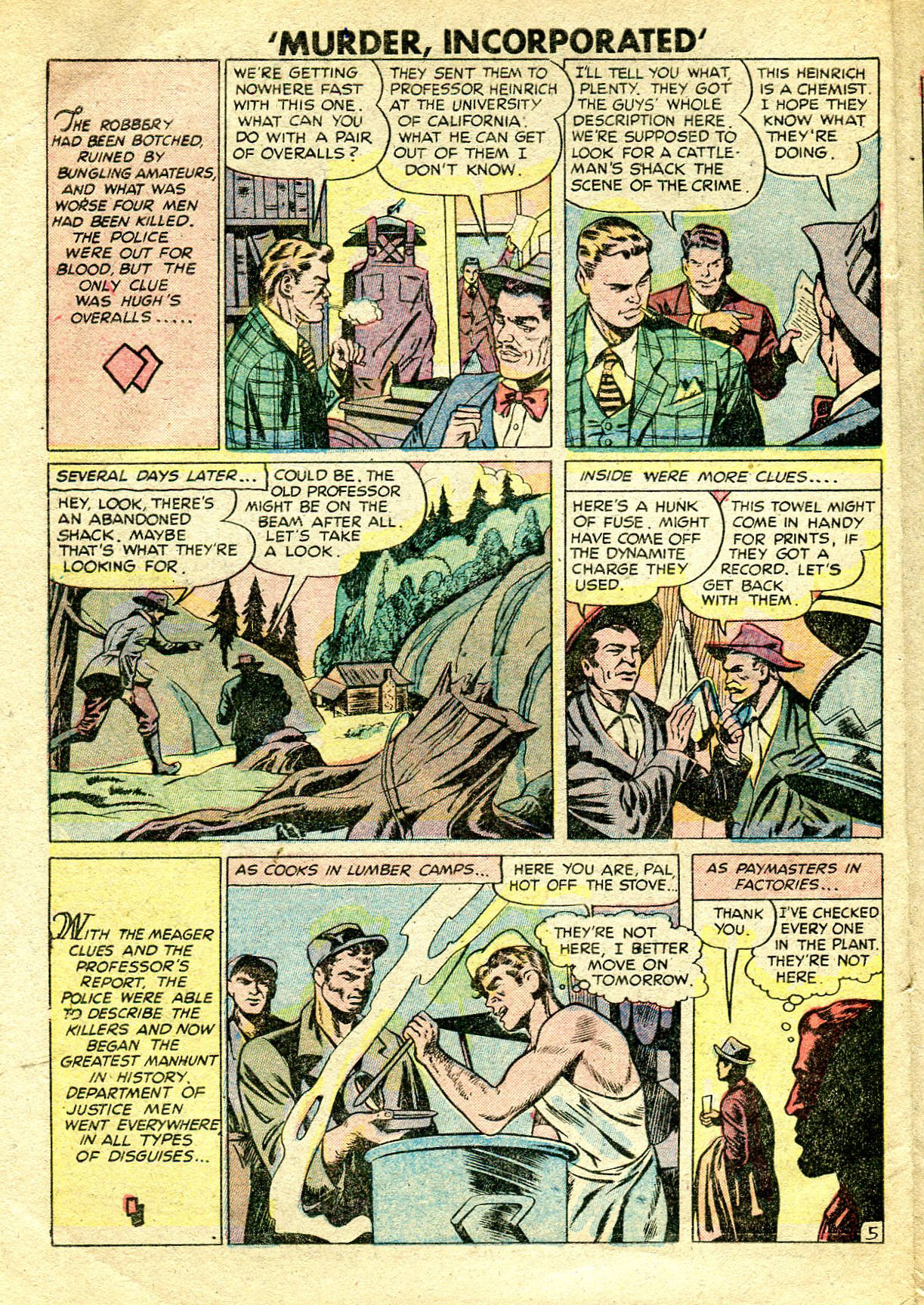 Read online Murder Incorporated (1948) comic -  Issue #6 - 6