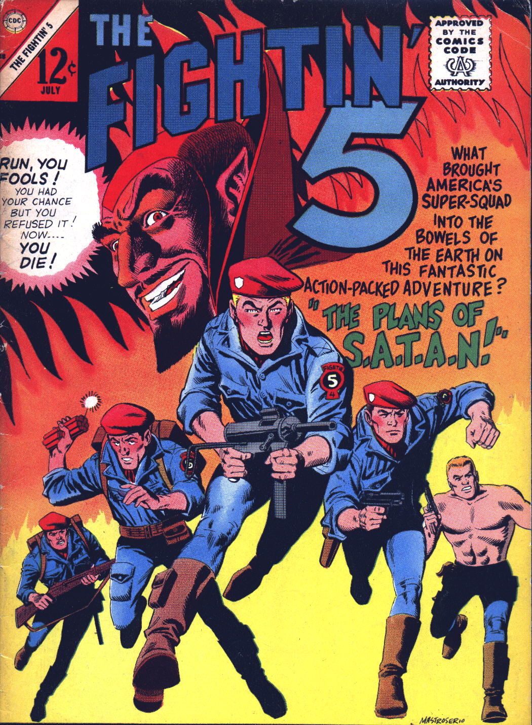 Read online The Fightin' 5 comic -  Issue #38 - 1