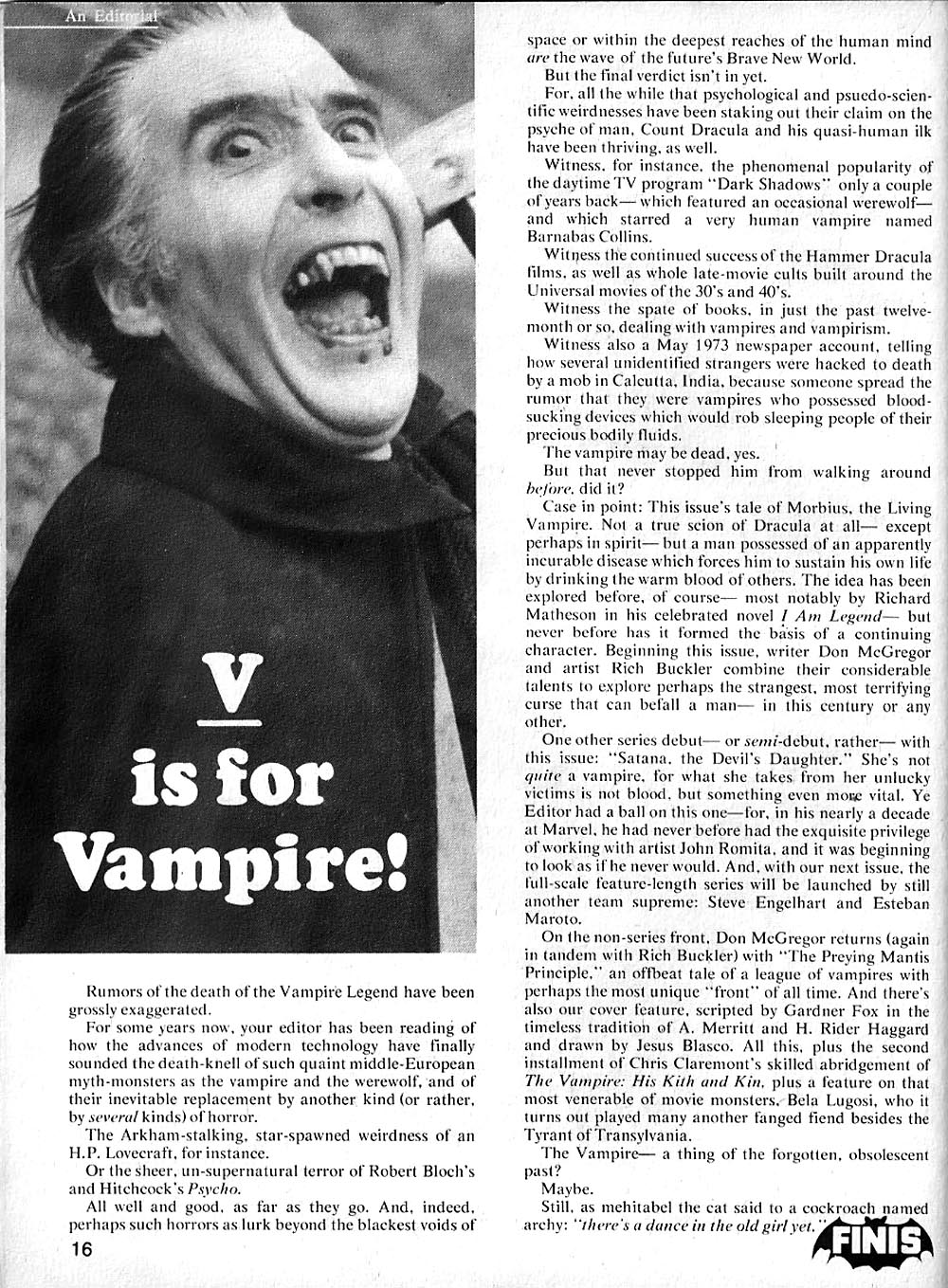 Read online Vampire Tales comic -  Issue #2 - 17