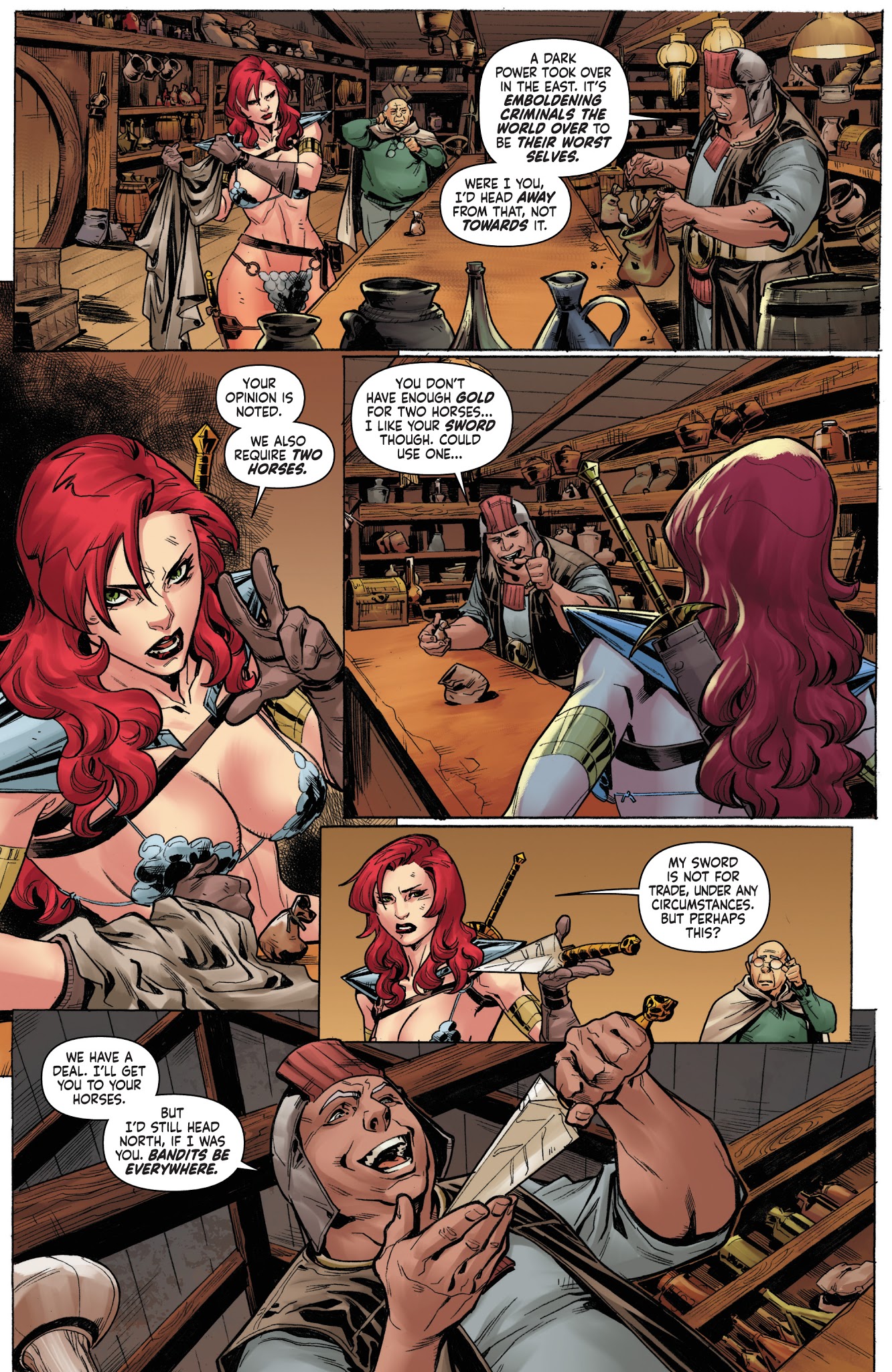 Read online Red Sonja Vol. 4 comic -  Issue #14 - 12