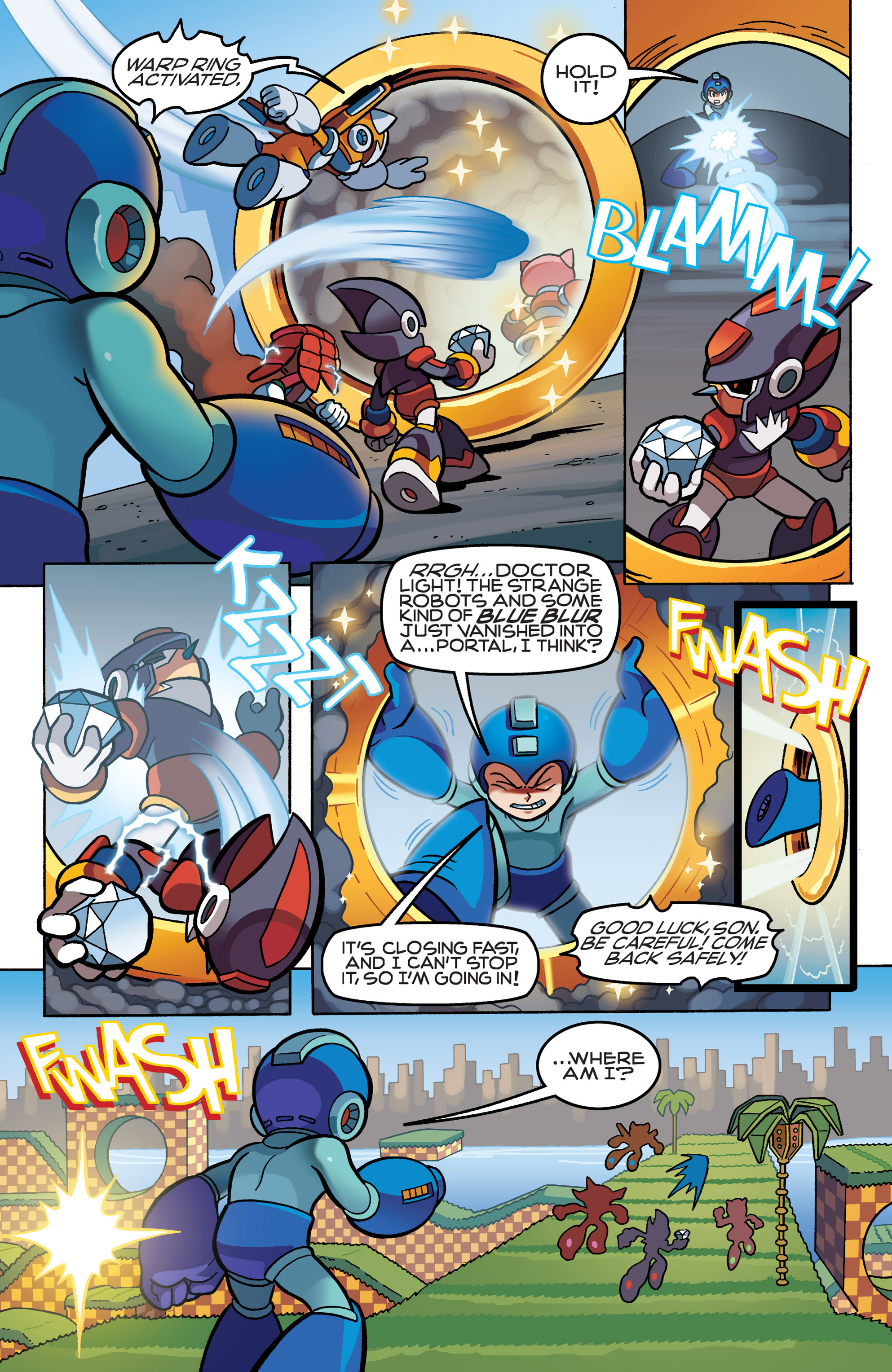 Read online Sonic Mega Man Worlds Collide comic -  Issue # Vol 1 - 51