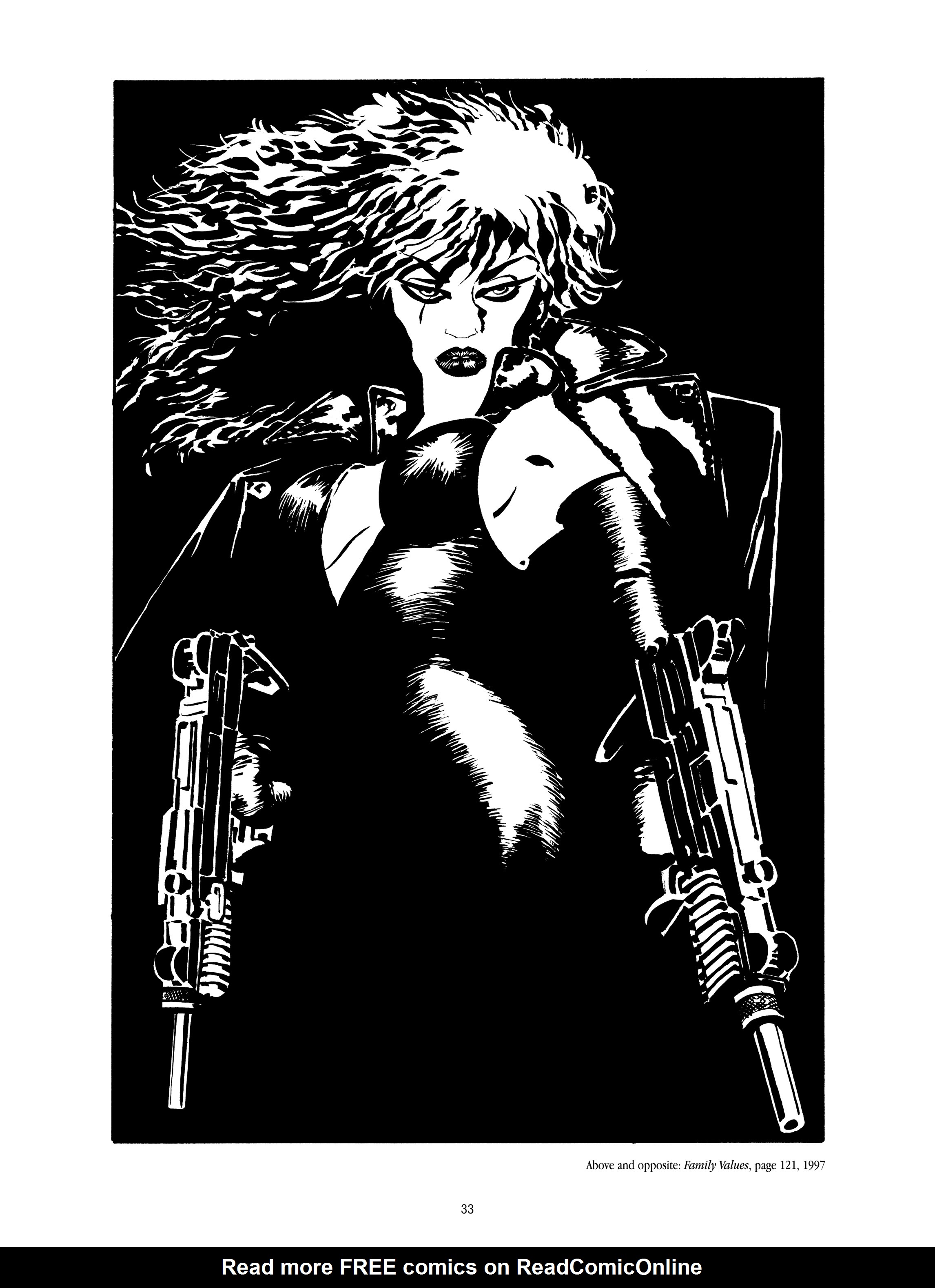 Read online Frank Miller: The Art of Sin City comic -  Issue # TPB - 37