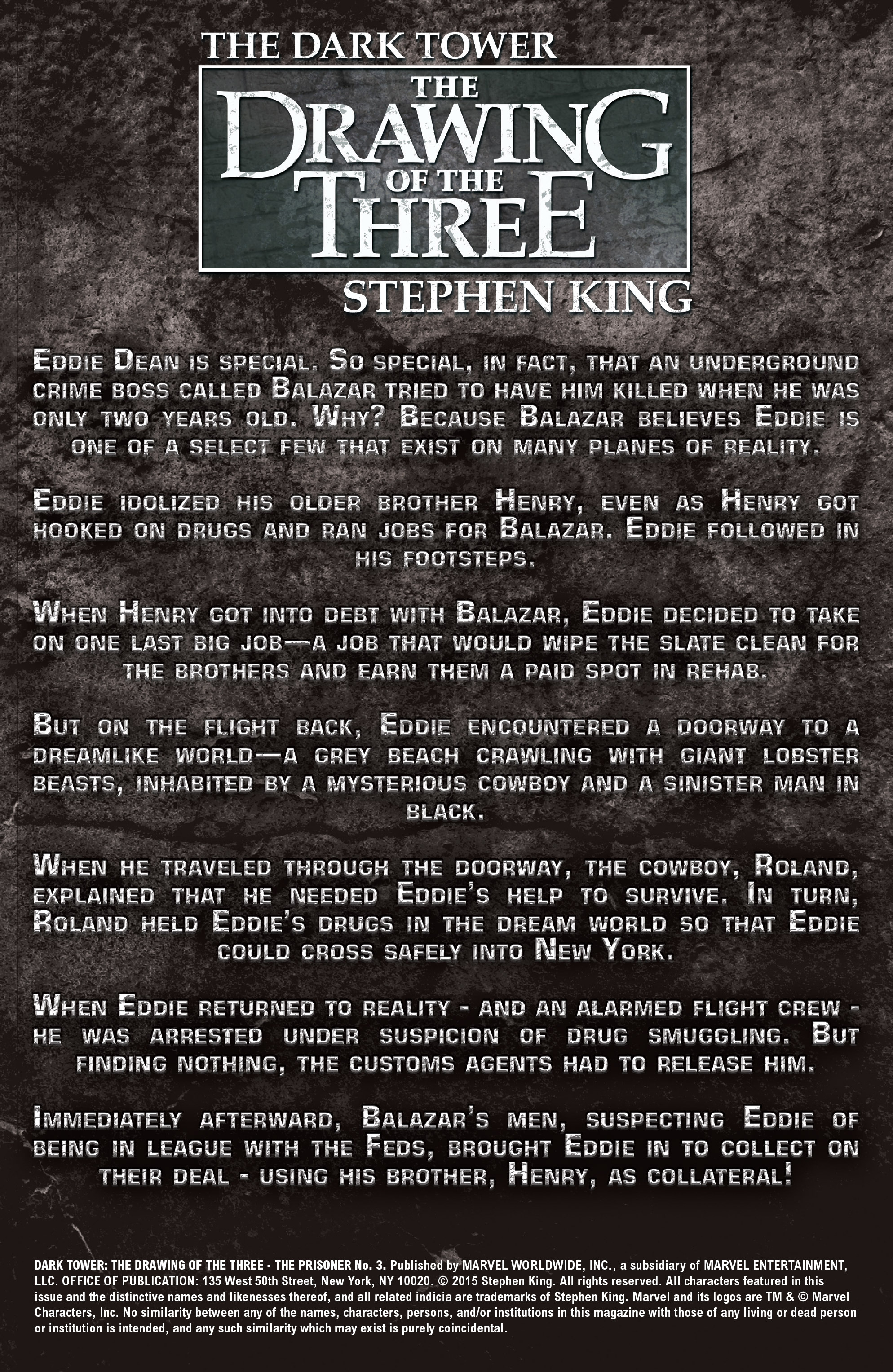 Read online Dark Tower: The Drawing of the Three - House of Cards comic -  Issue #3 - 2