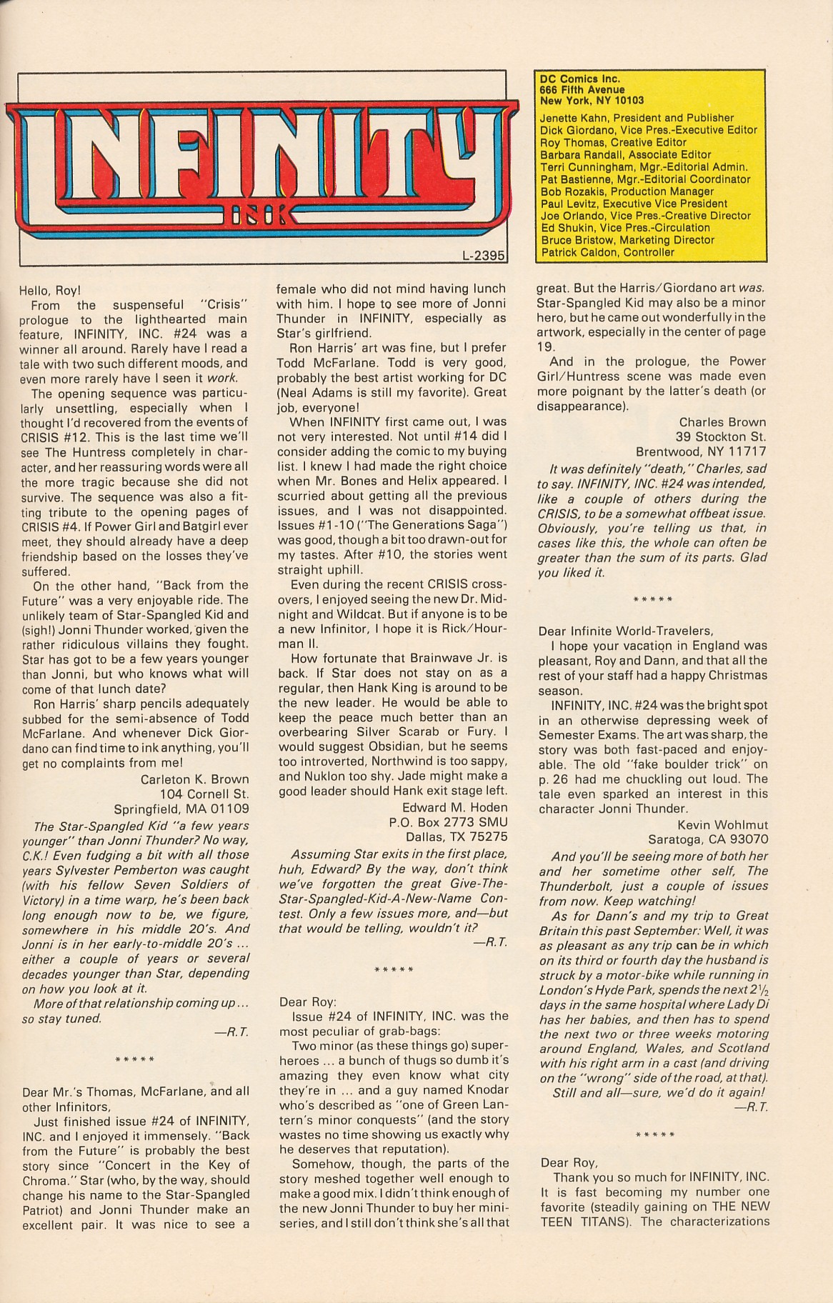 Read online Infinity Inc. (1984) comic -  Issue #29 - 31