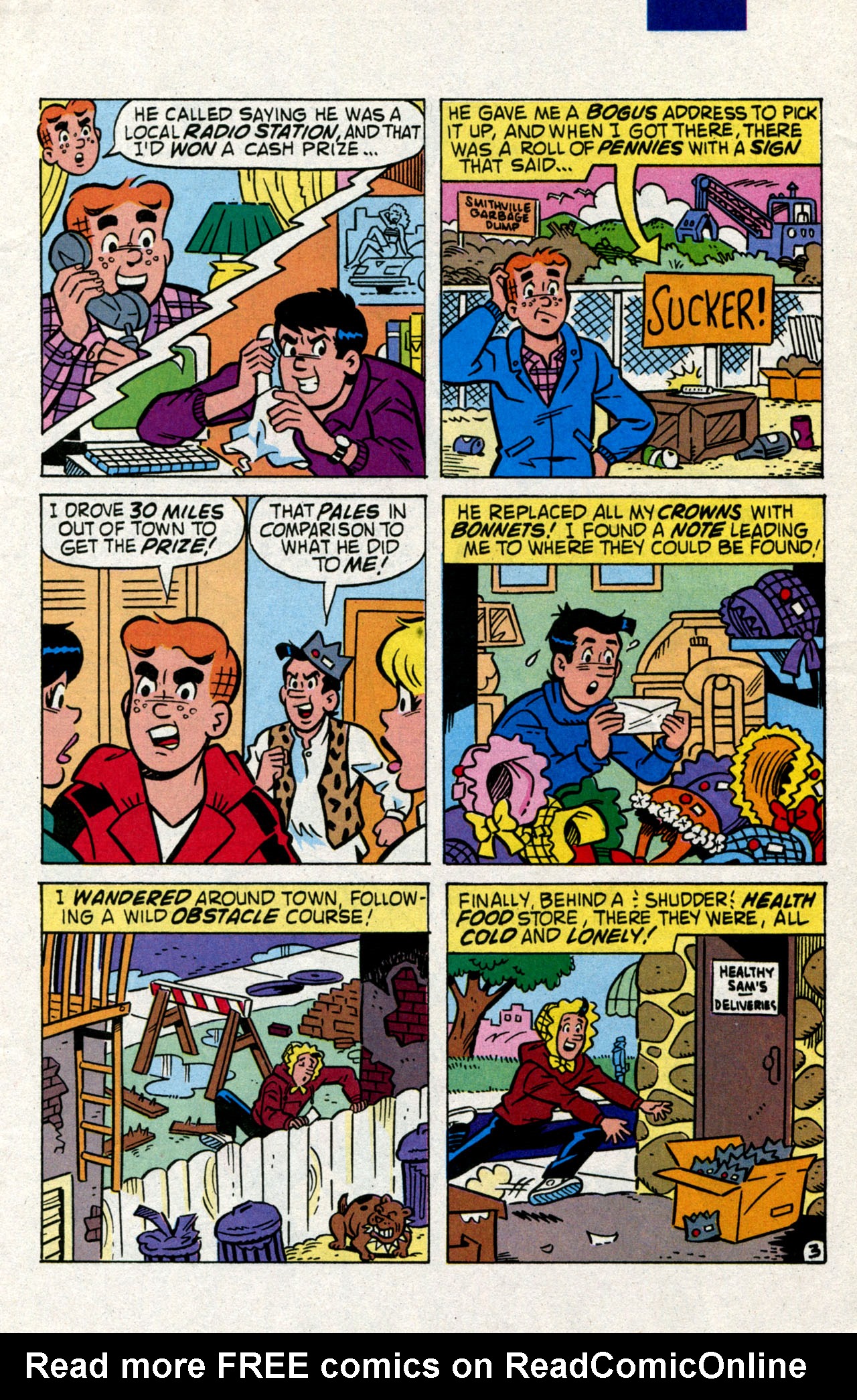 Read online Reggie's Revenge comic -  Issue #1 - 5