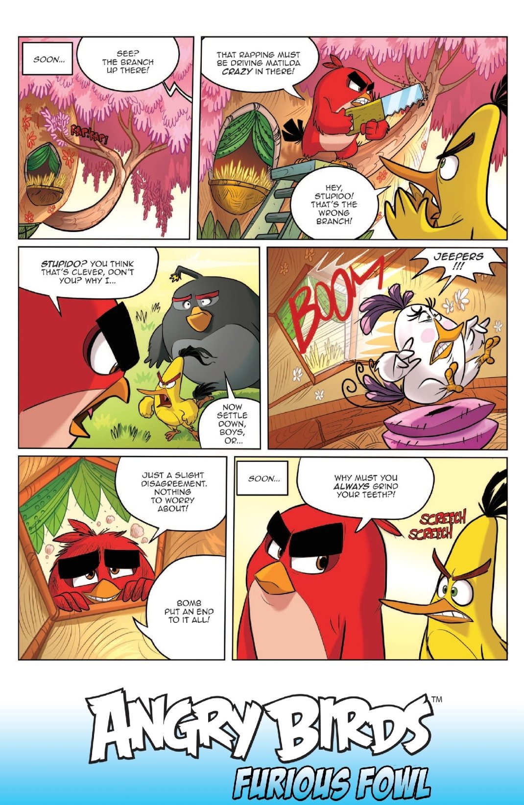 Read online Angry Birds Comics Quarterly comic -  Issue # Issue Furious Fowl - 20