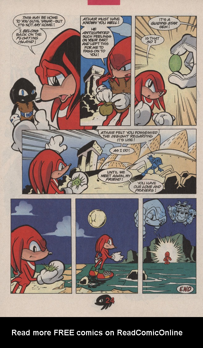 Read online Knuckles the Echidna comic -  Issue #12 - 32