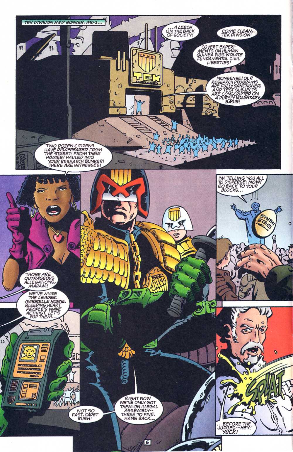 Read online Judge Dredd: Legends of the Law comic -  Issue #11 - 7