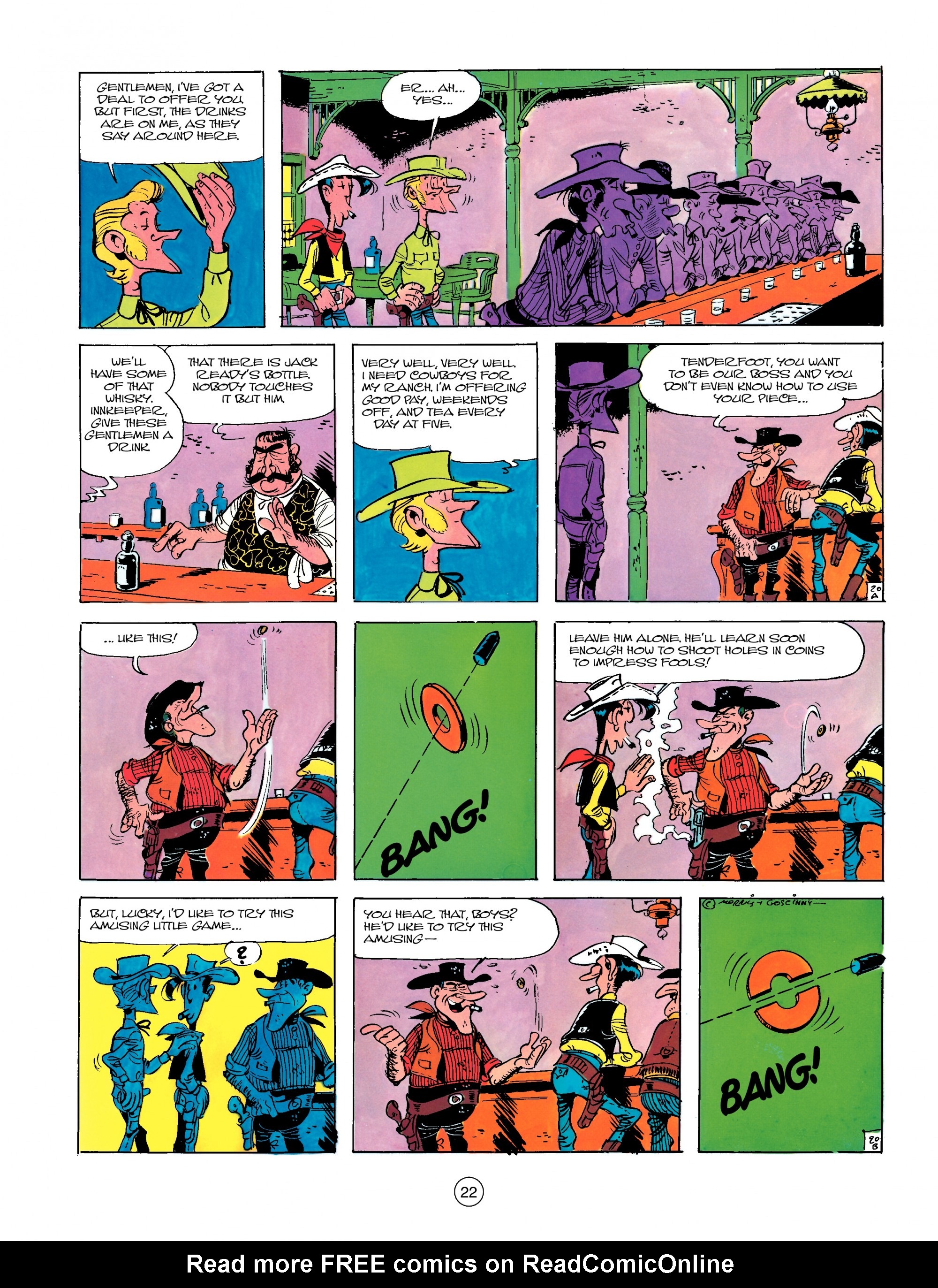 Read online A Lucky Luke Adventure comic -  Issue #13 - 22