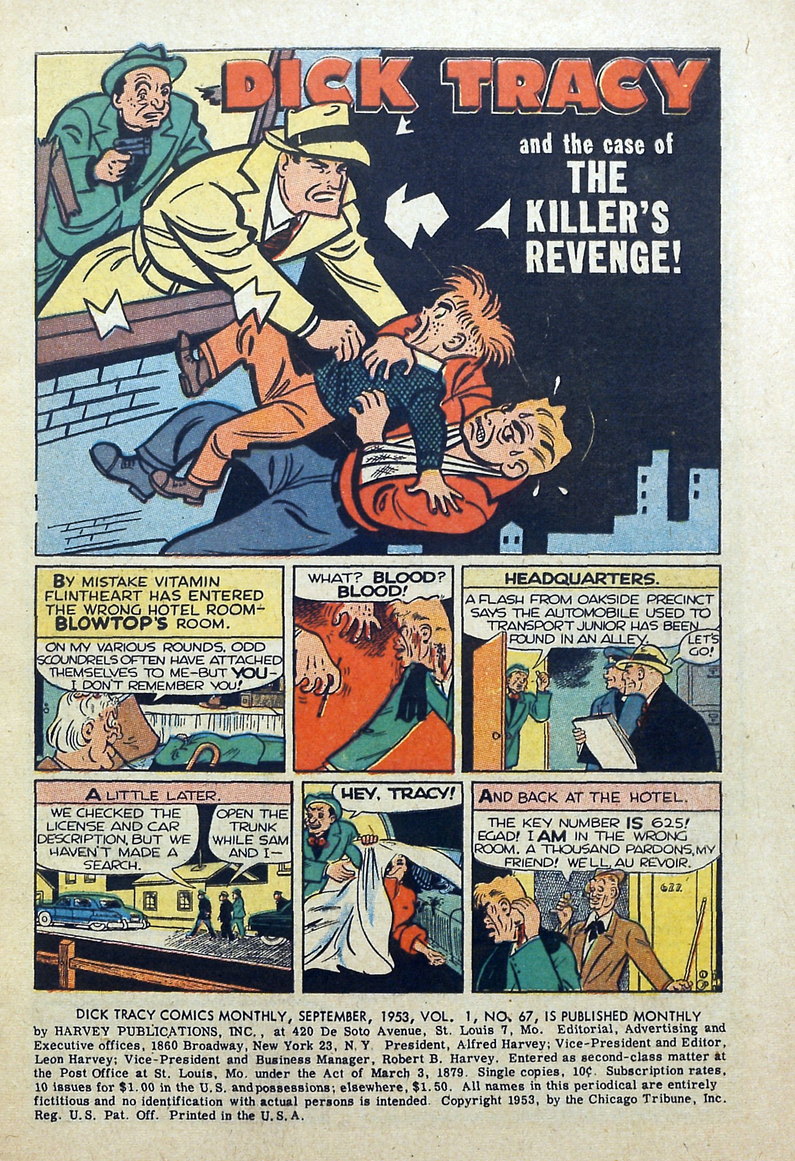 Read online Dick Tracy comic -  Issue #67 - 3