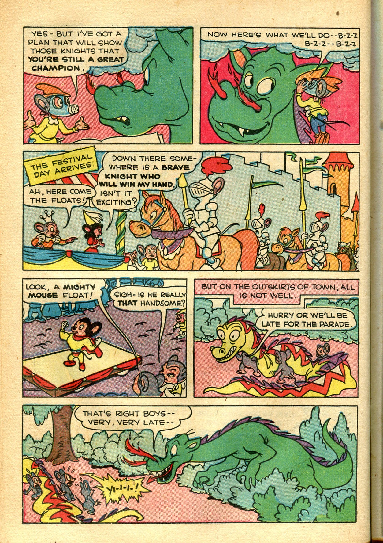 Read online Paul Terry's Mighty Mouse Comics comic -  Issue #14 - 13