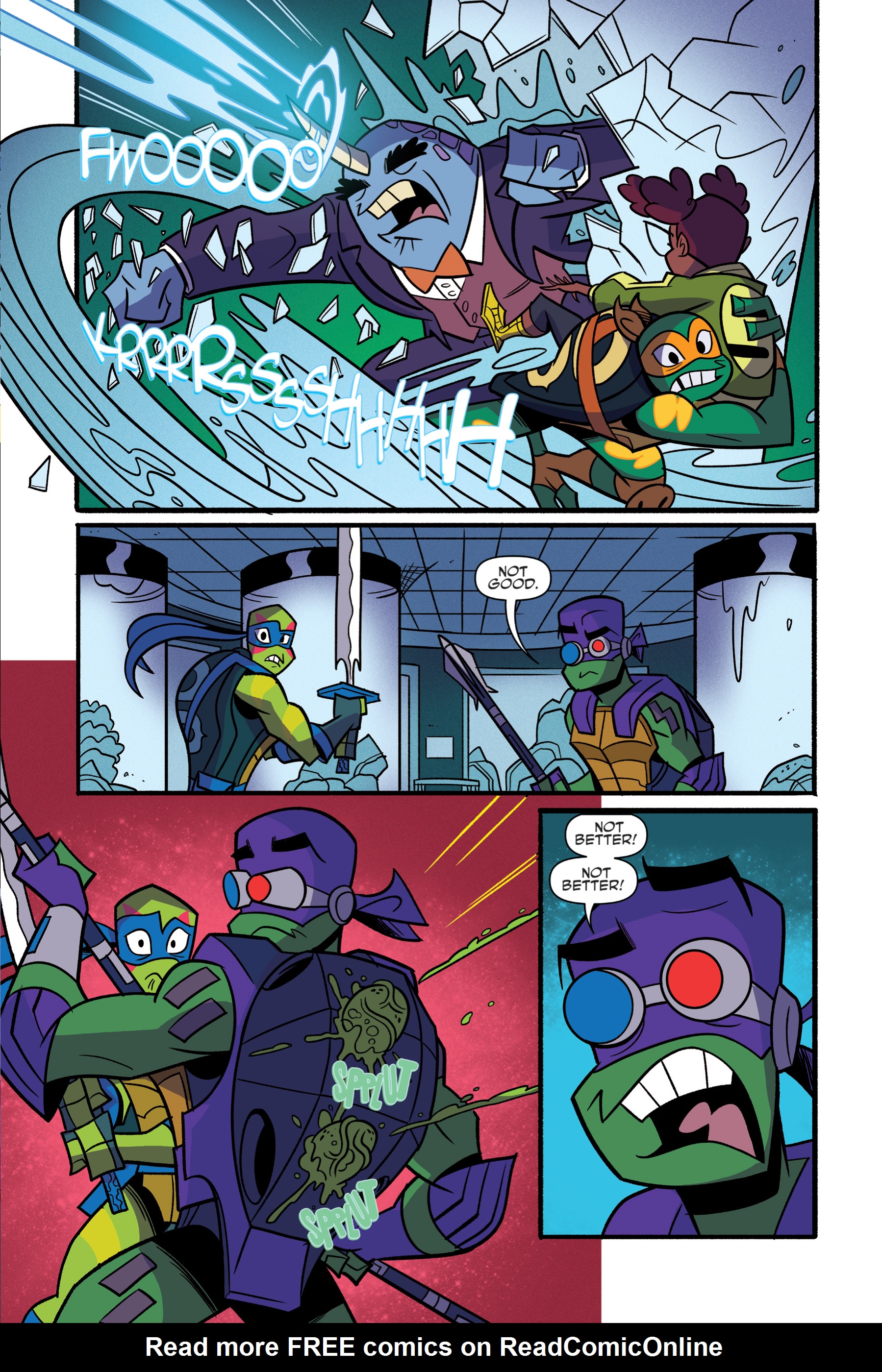 Read online Rise of the Teenage Mutant Ninja Turtles: Sound Off! comic -  Issue # _TPB - 44