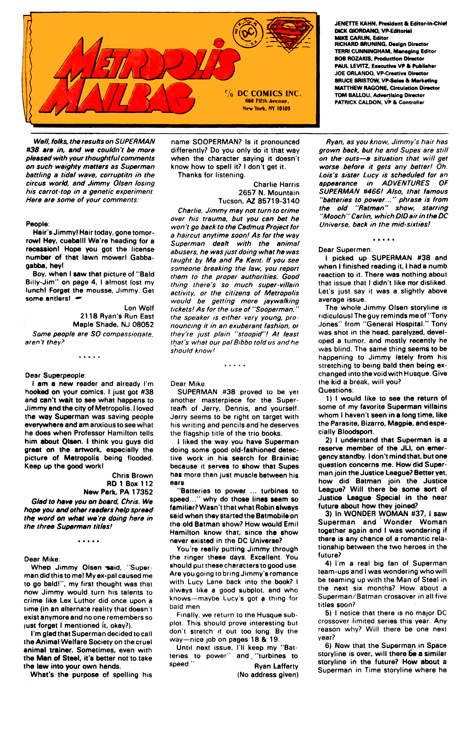 Read online Superman (1987) comic -  Issue #42 - 24