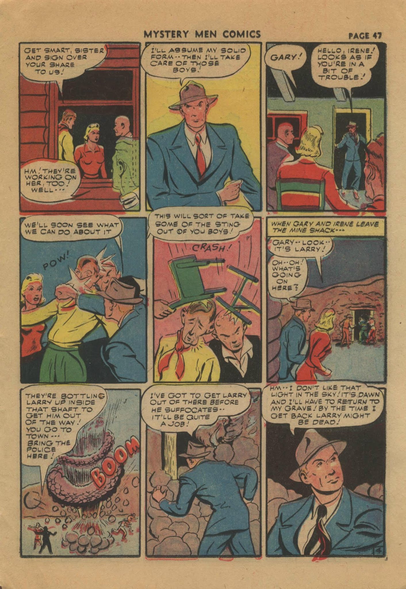 Read online Mystery Men Comics comic -  Issue #31 - 50