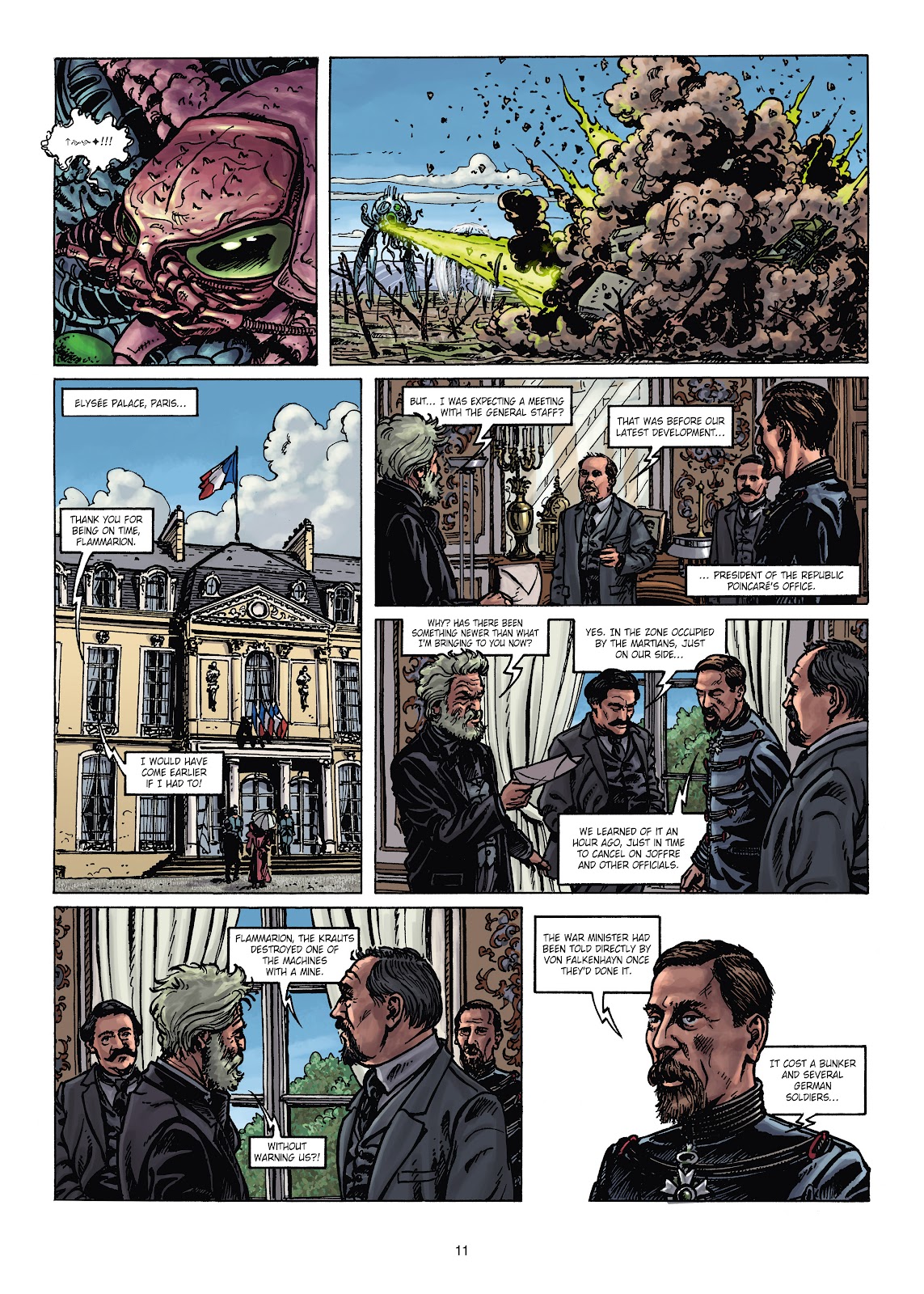 War of the World War One Vol. 3: The Monsters from Mars issue Full - Page 11