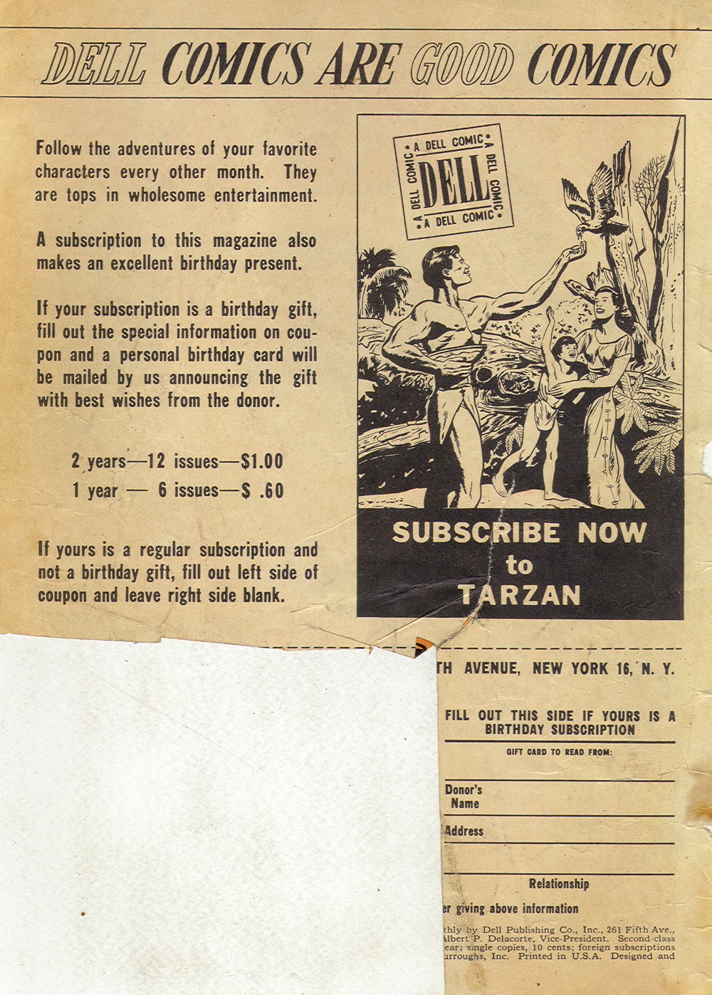 Read online Tarzan (1948) comic -  Issue #11 - 2