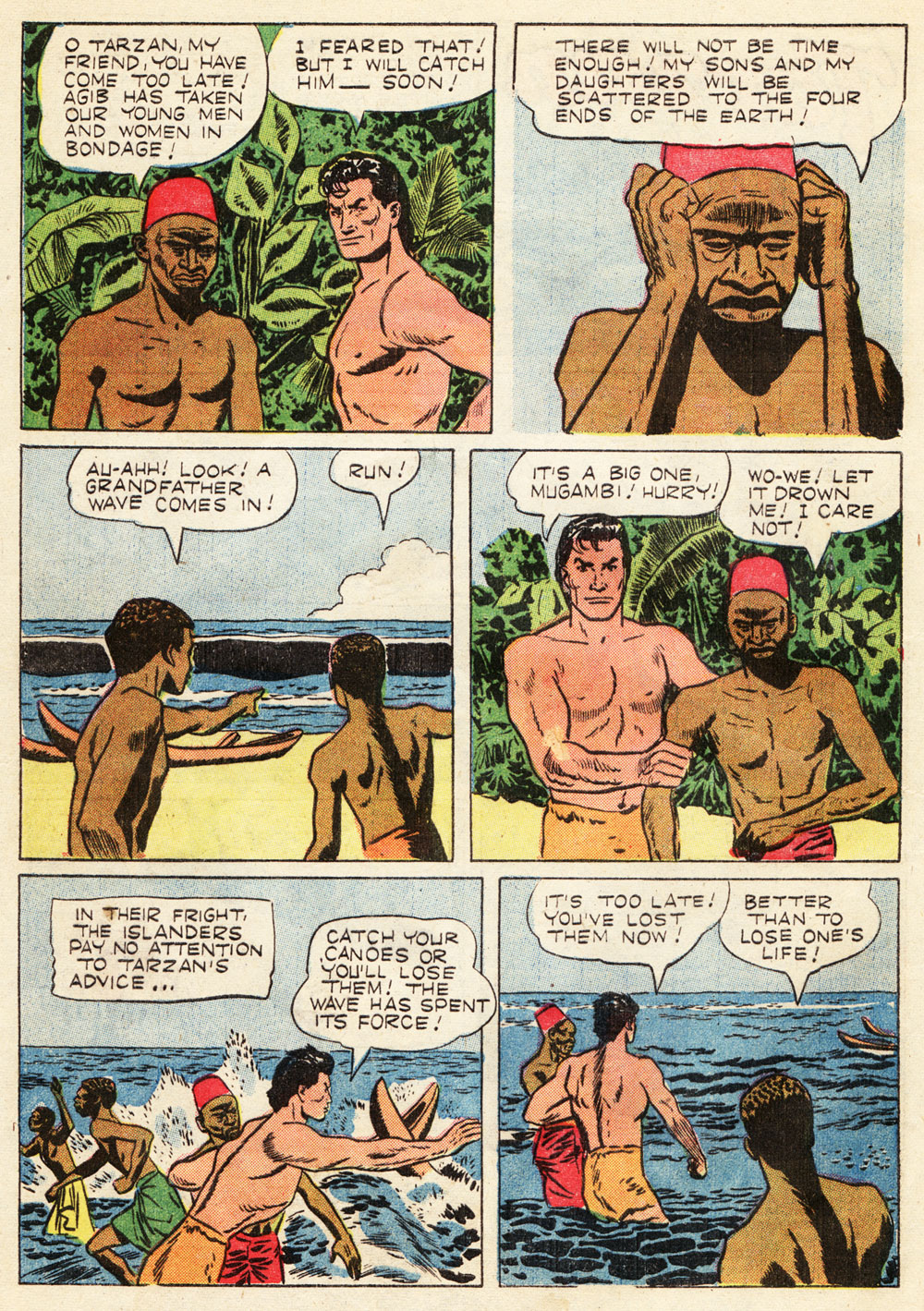 Read online Tarzan (1948) comic -  Issue #73 - 4