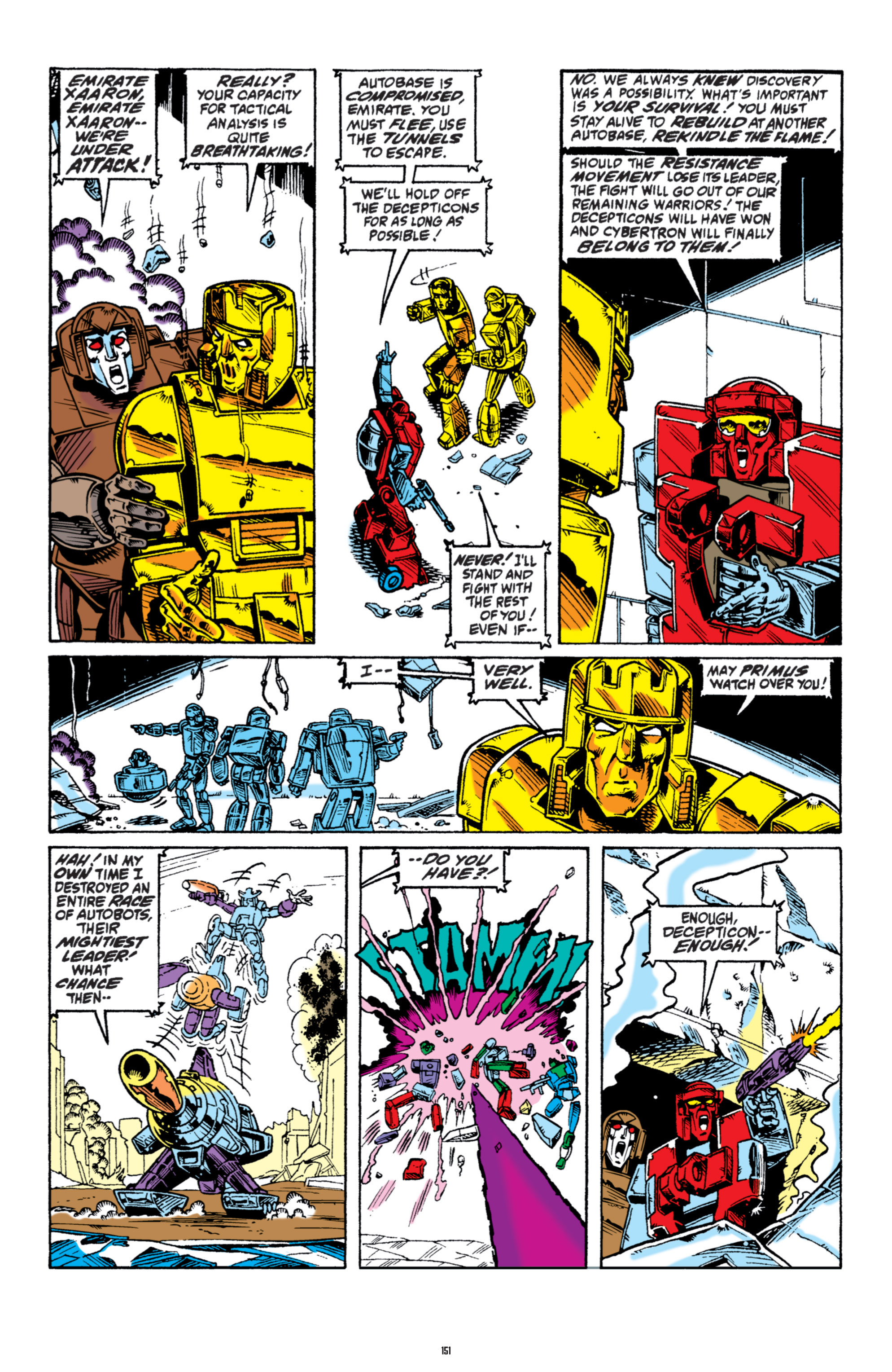 Read online The Transformers Classics comic -  Issue # TPB 6 - 151