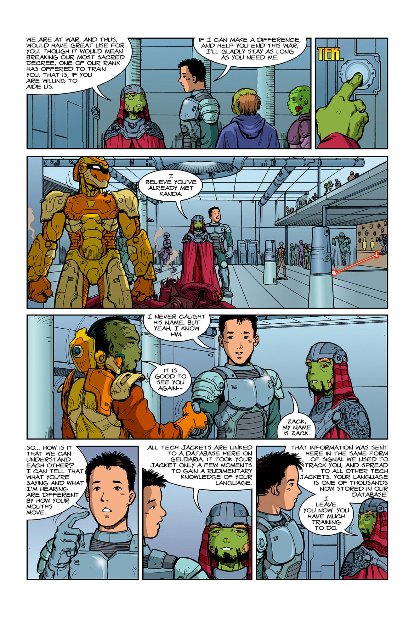 Read online Tech Jacket (2002) comic -  Issue # TPB 1 - 63