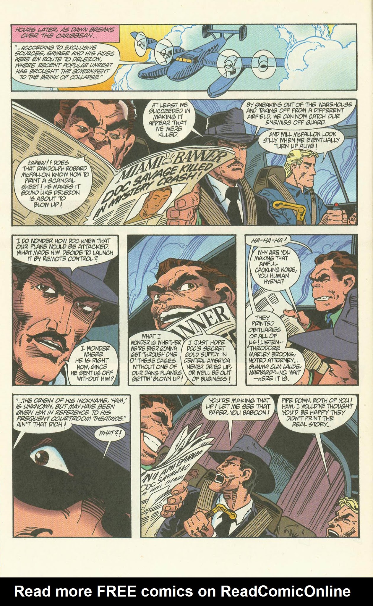 Read online Doc Savage: Curse of the Fire God comic -  Issue # TPB - 38