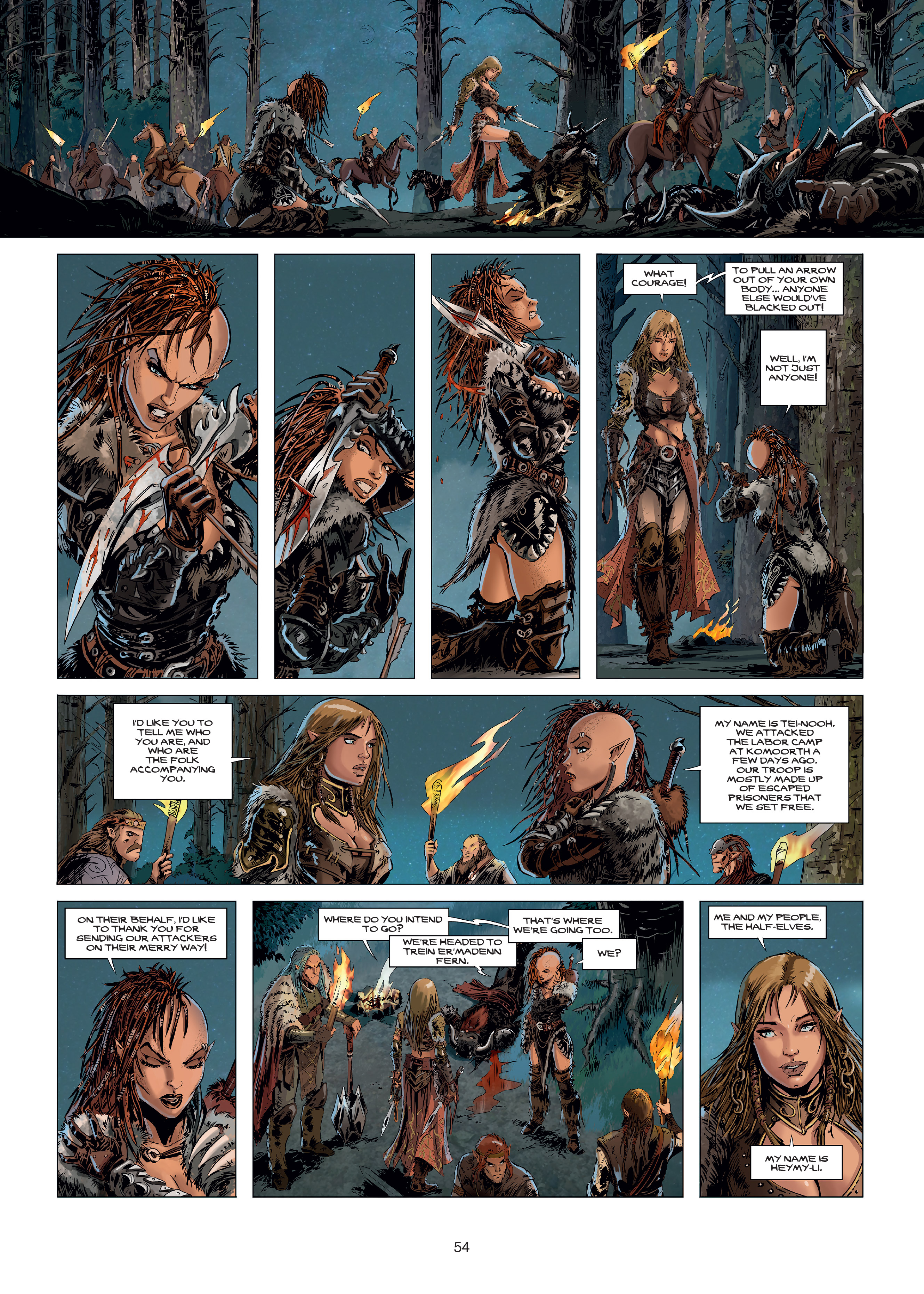 Read online Elves comic -  Issue #24 - 54