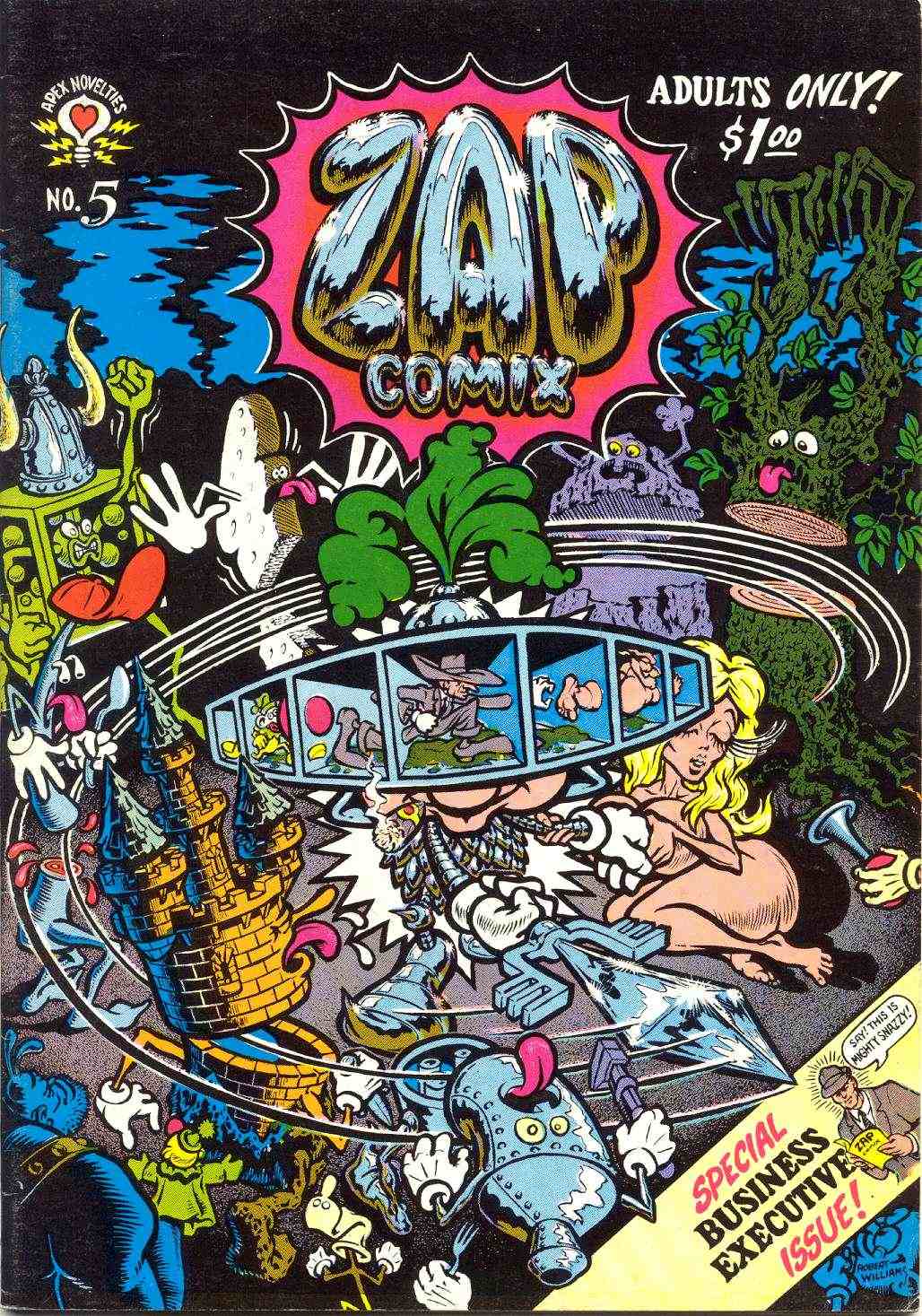 Read online Zap Comix comic -  Issue #5 - 1
