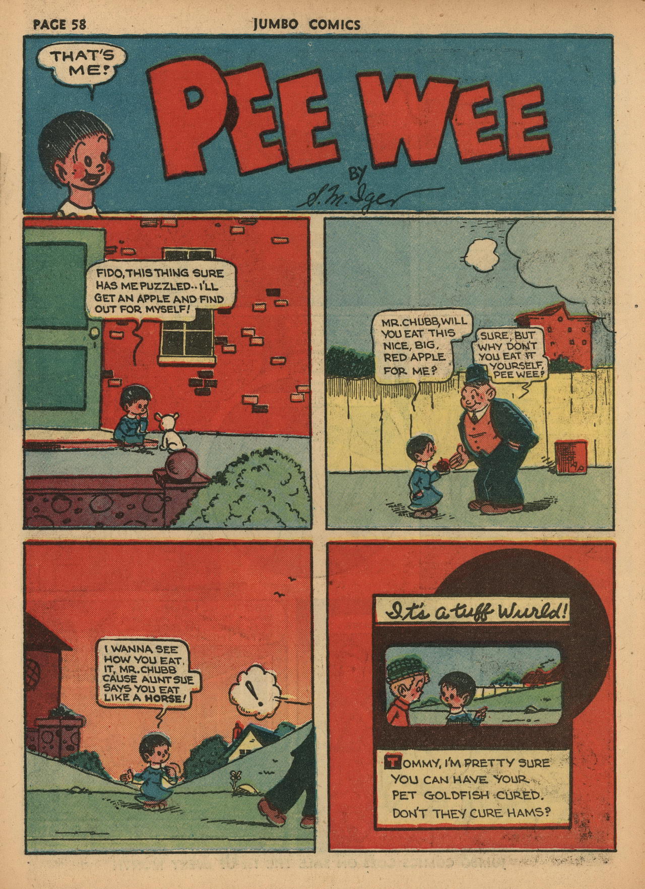 Read online Jumbo Comics comic -  Issue #37 - 60