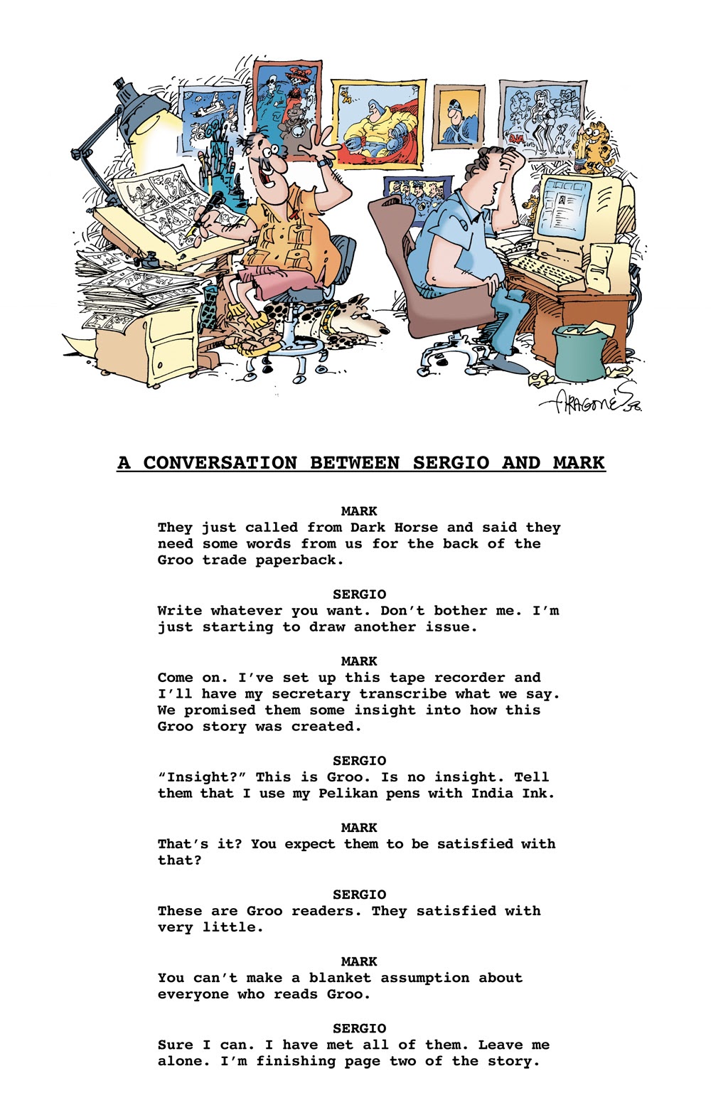 Read online Sergio Aragonés' Groo: The Most Intelligent Man In The World comic -  Issue # TPB - 100