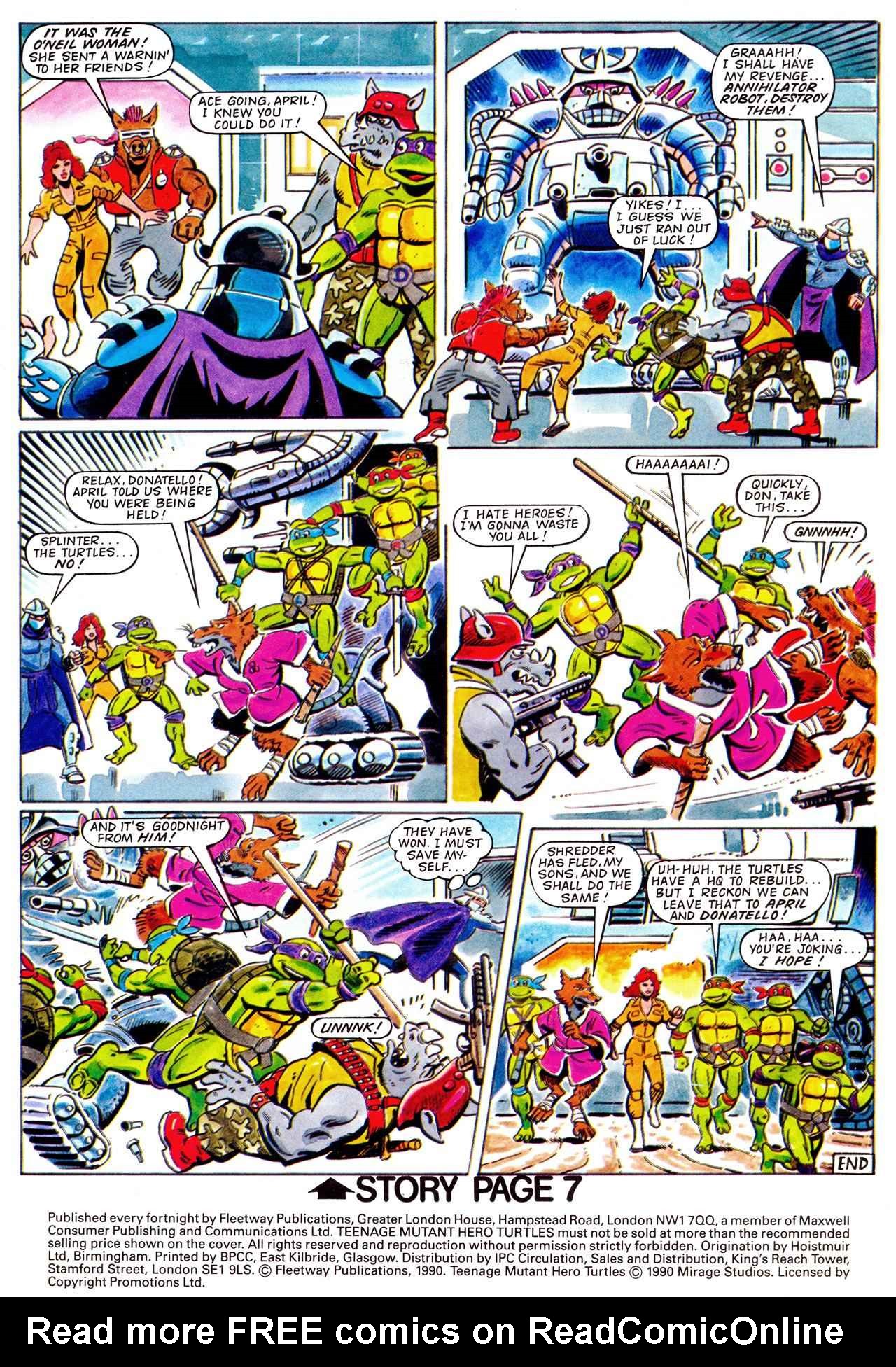 Read online Teenage Mutant Hero Turtles Adventures comic -  Issue #15 - 8