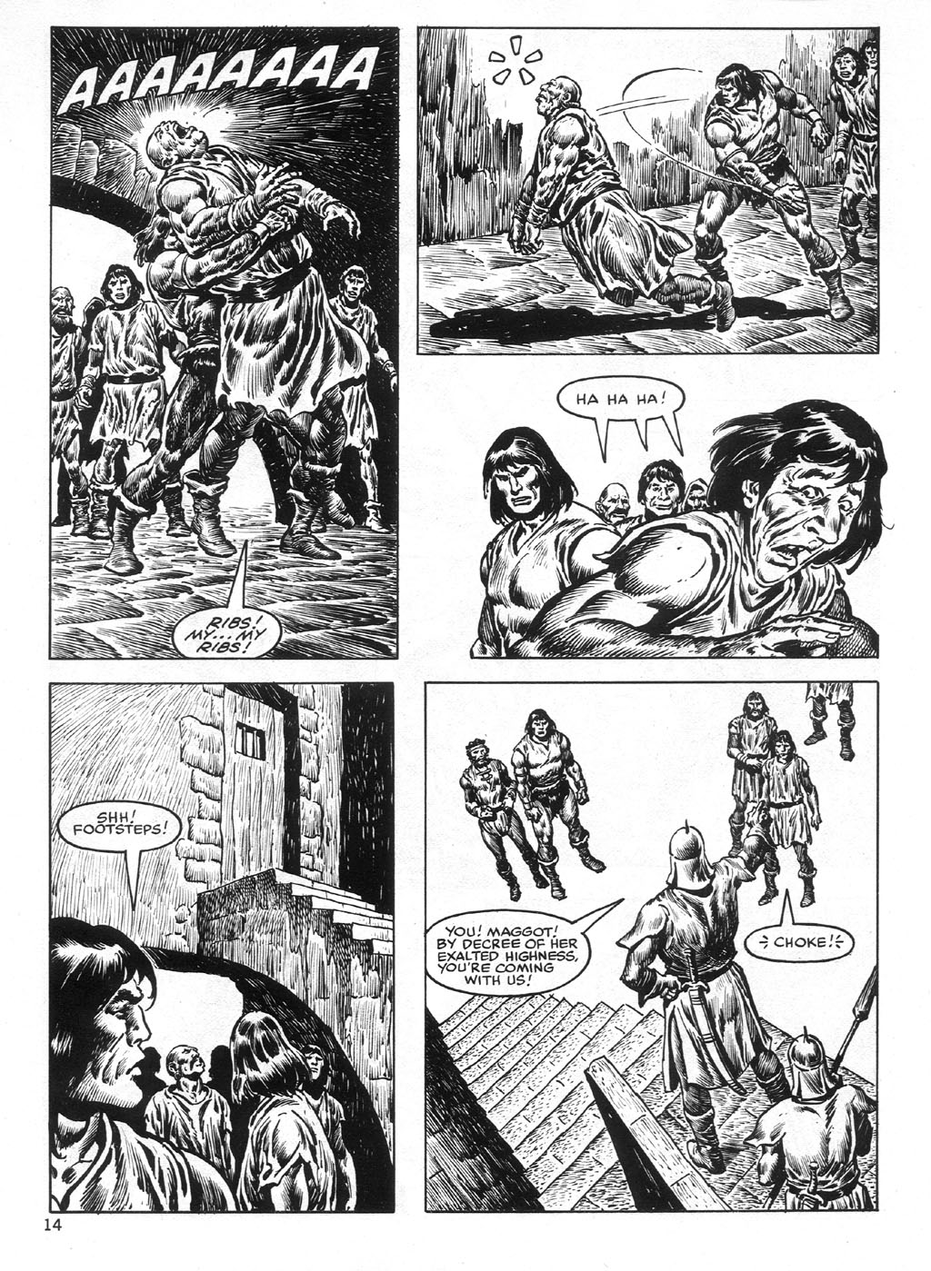 Read online The Savage Sword Of Conan comic -  Issue #99 - 14