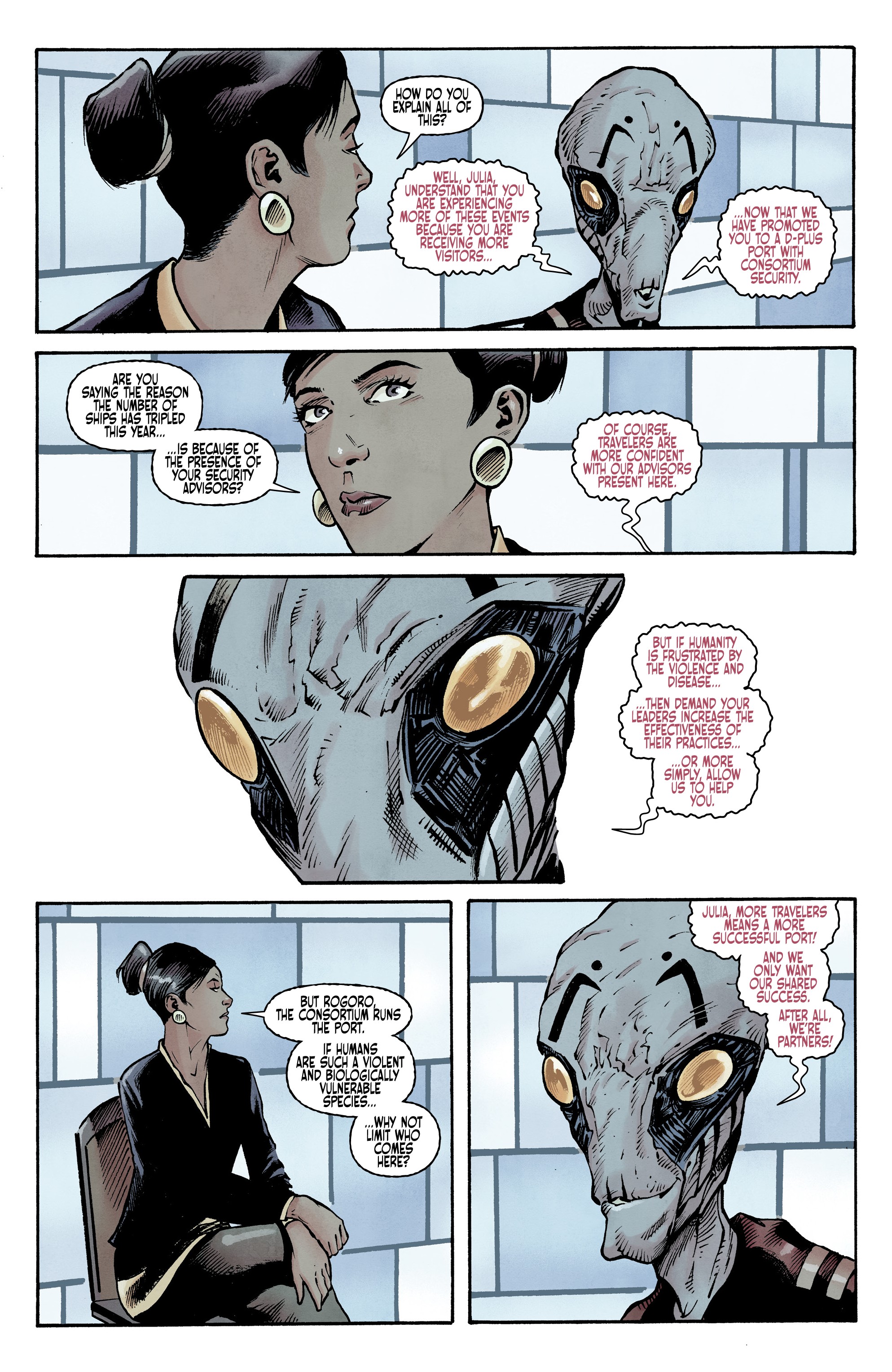 Read online Port of Earth comic -  Issue #10 - 7