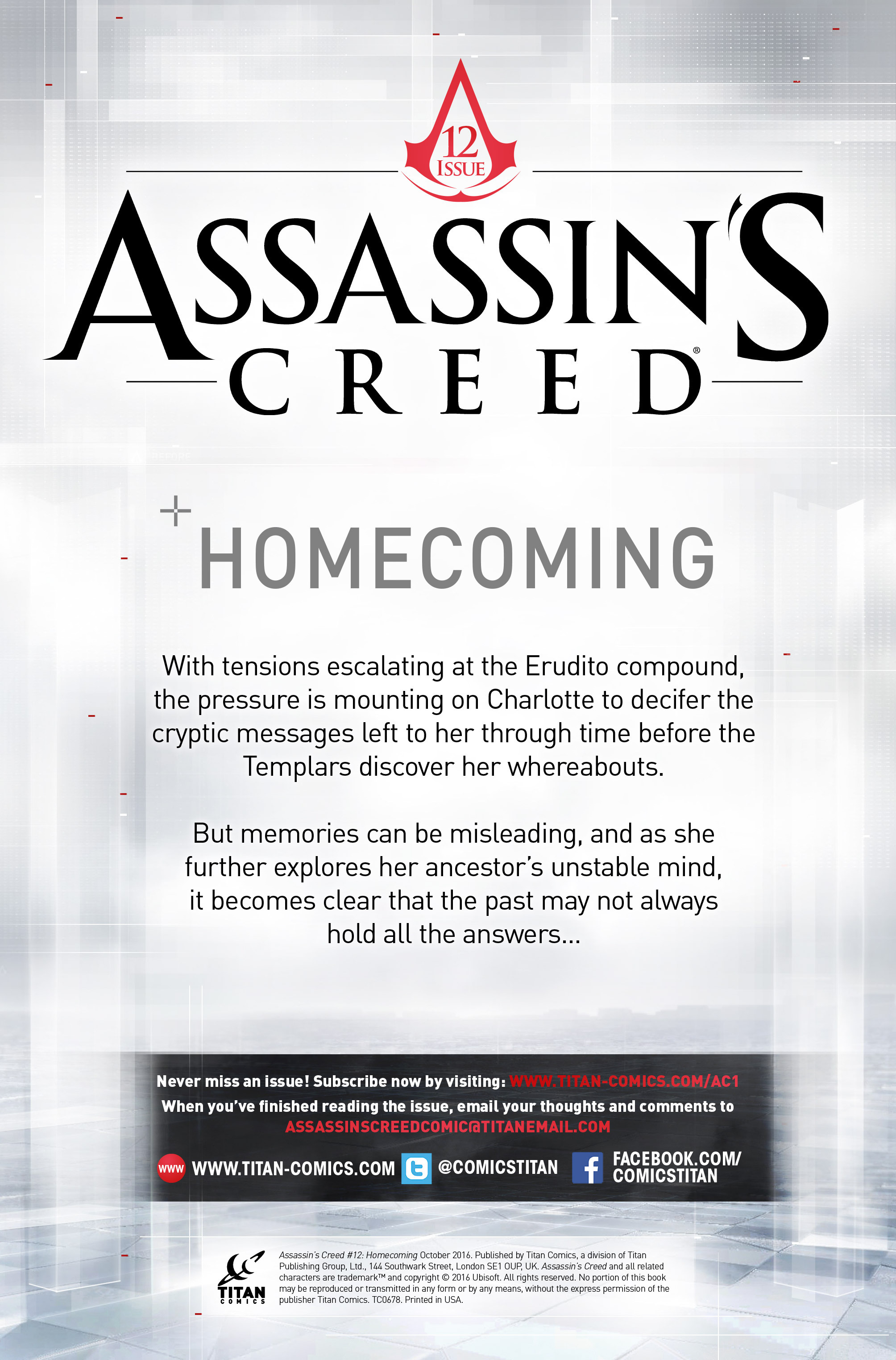 Read online Assassin's Creed (2015) comic -  Issue #12 - 2